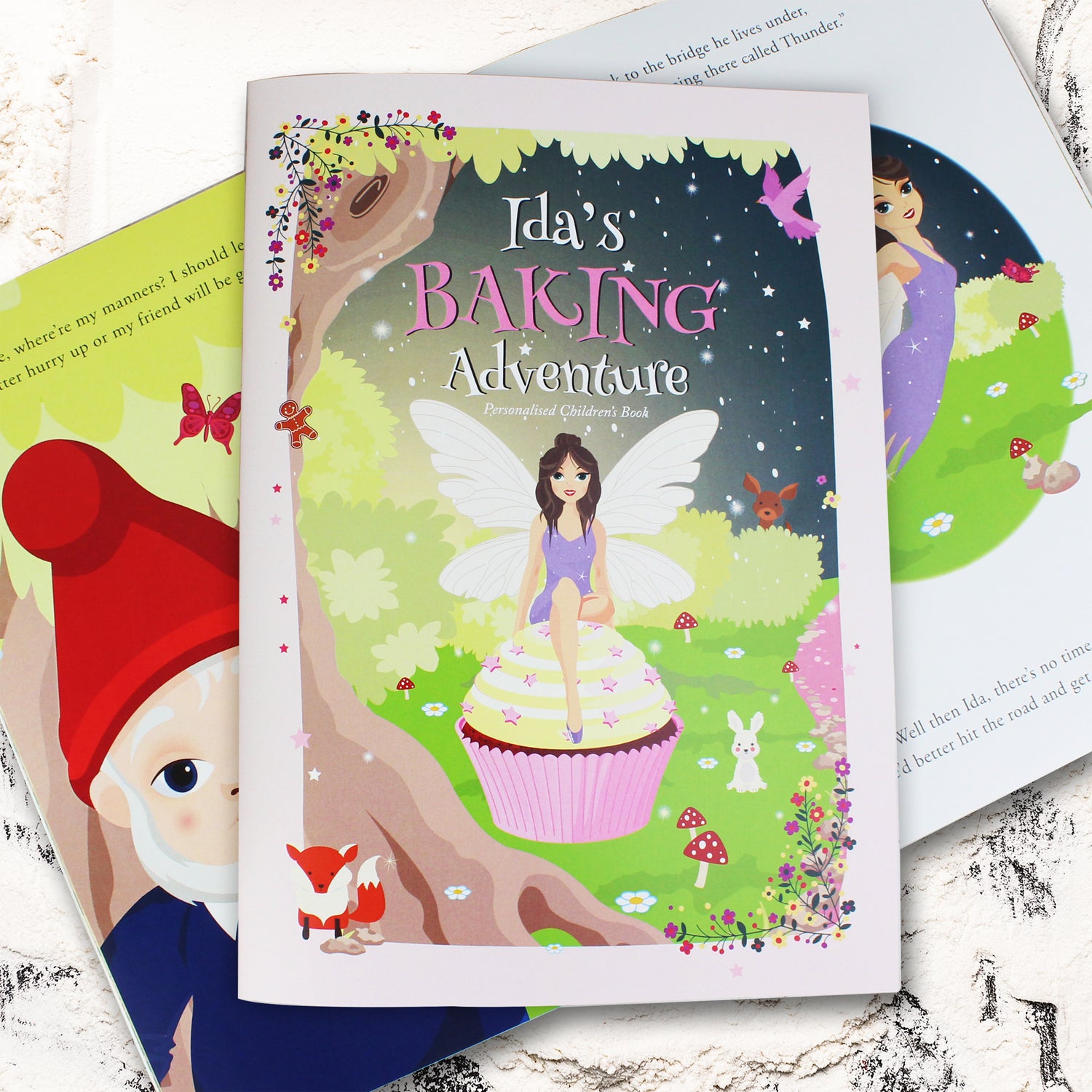 Personalised Fairy Baking Adventure Book - gift & personalise