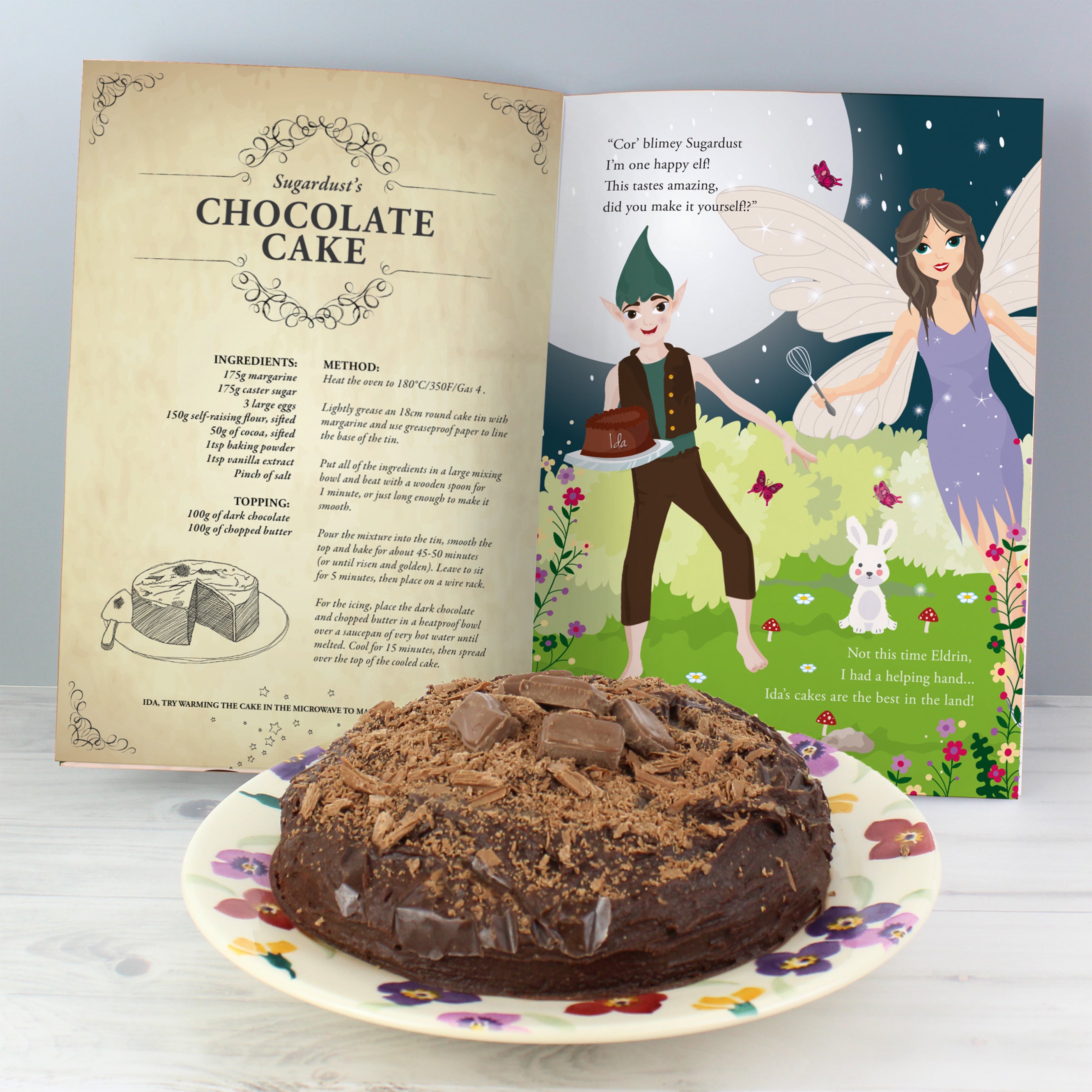 Personalised Fairy Baking Adventure Book - gift & personalise