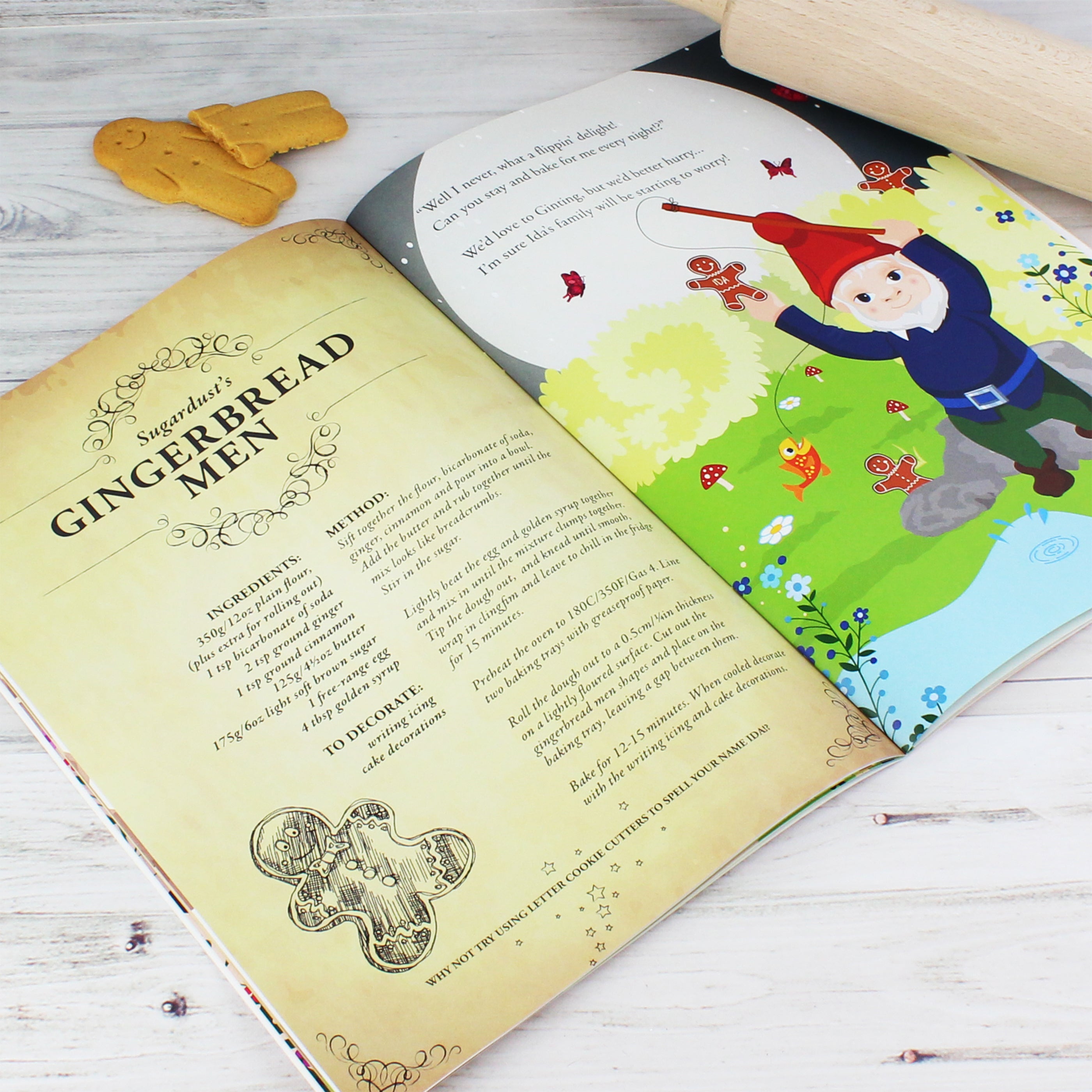 Personalised Fairy Baking Adventure Book - gift & personalise