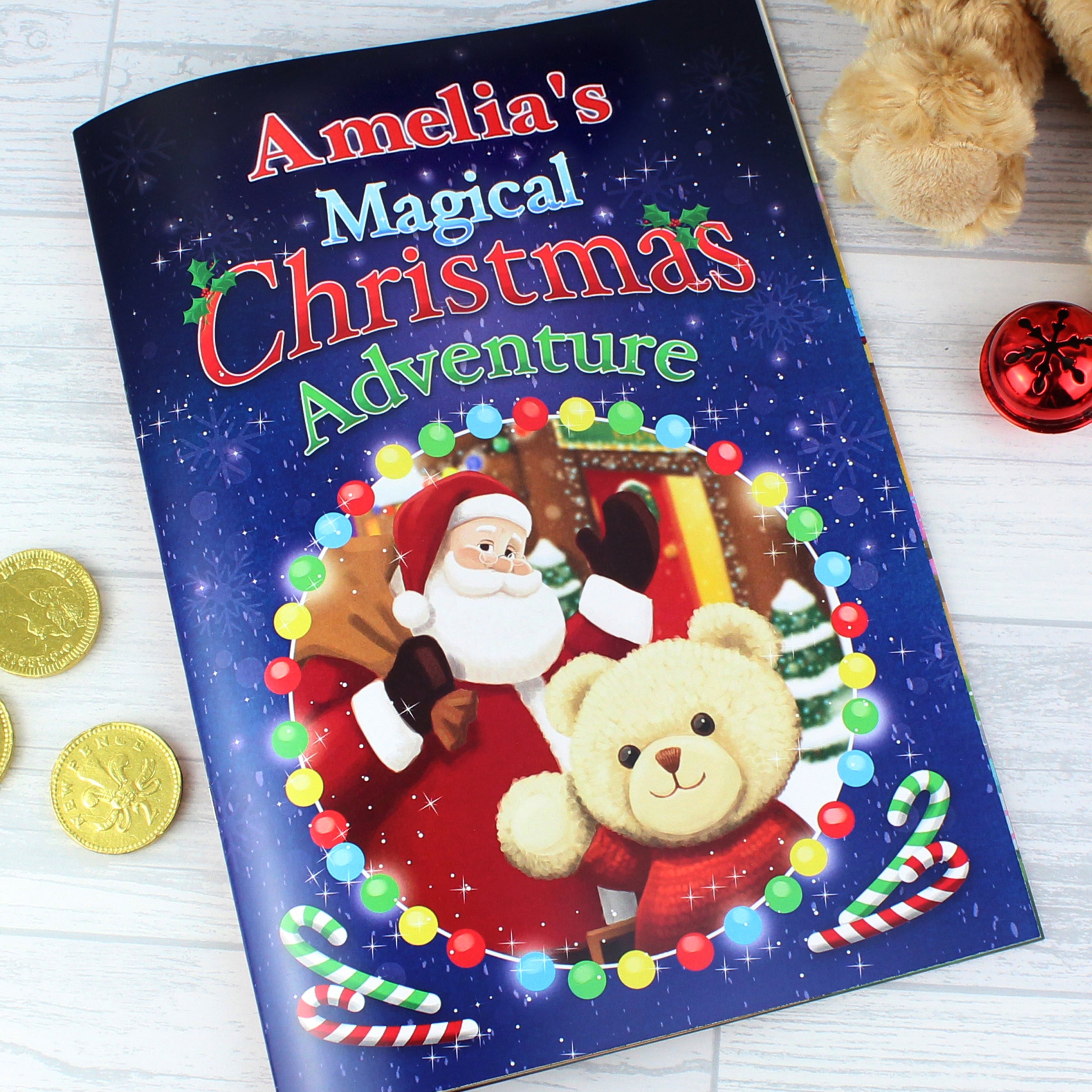 Personalised Magical Christmas Adventure Story Book - gift & personalise