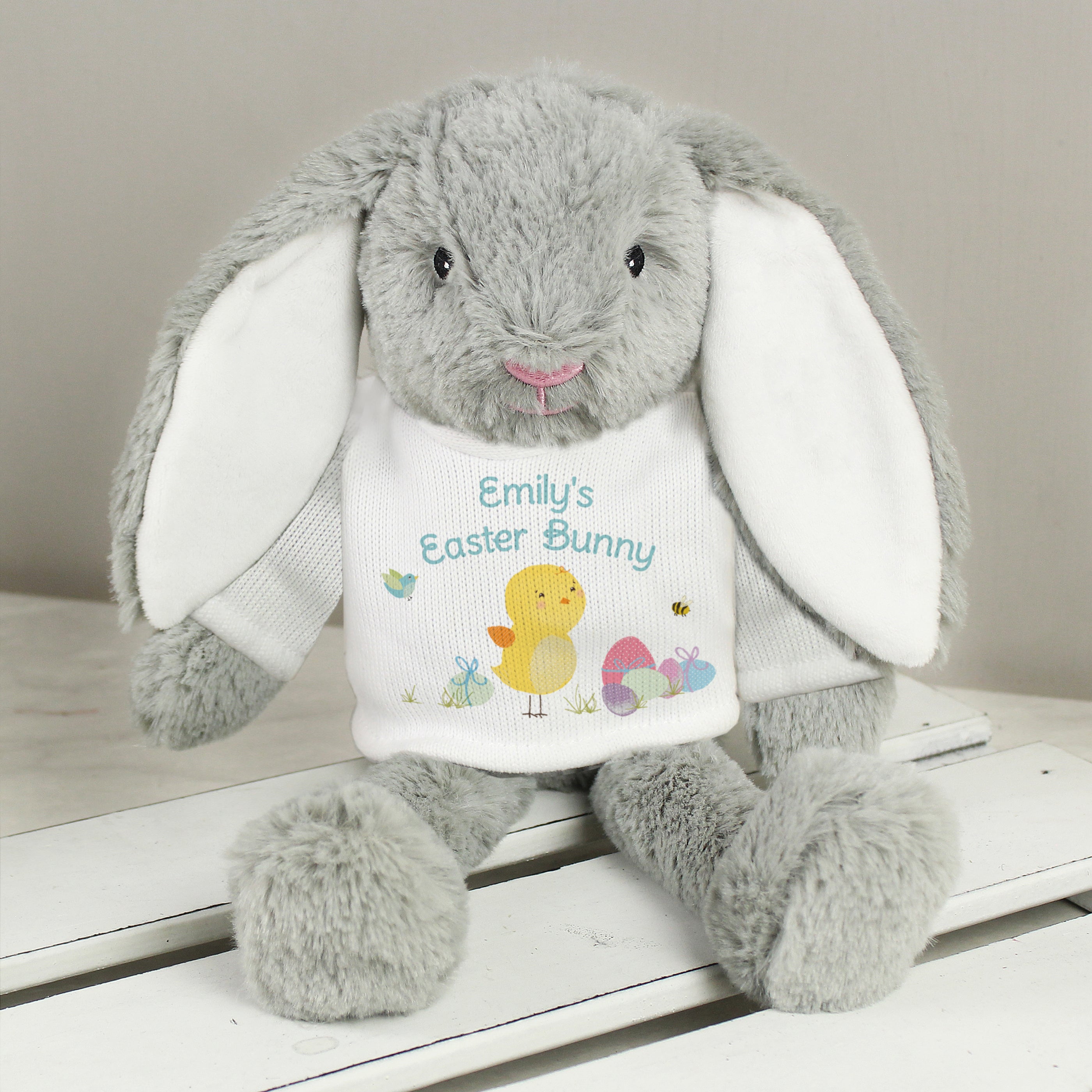 Personalised Easter Meadow Bunny Rabbit - gift & personalise