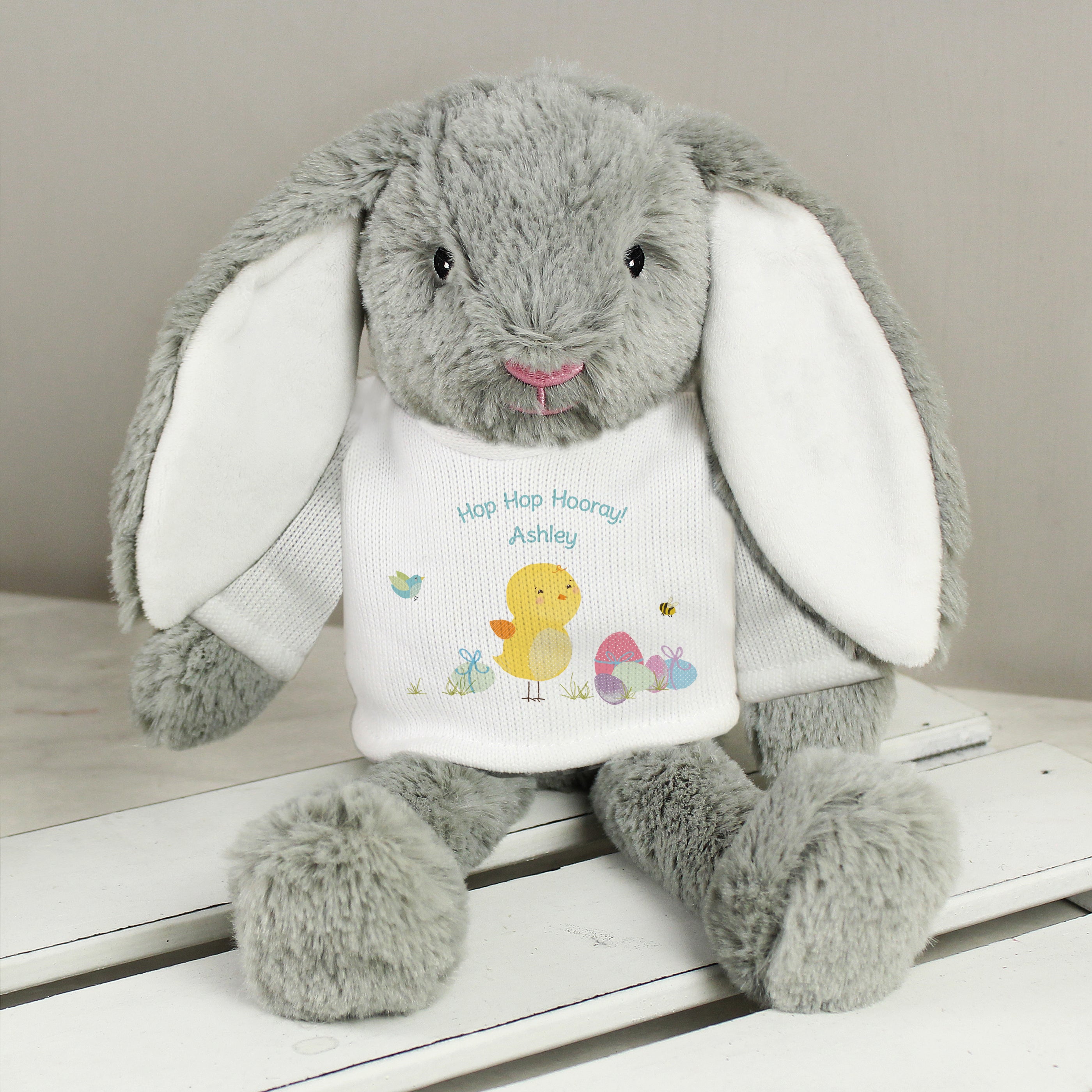 Personalised Easter Meadow Bunny Rabbit - gift & personalise