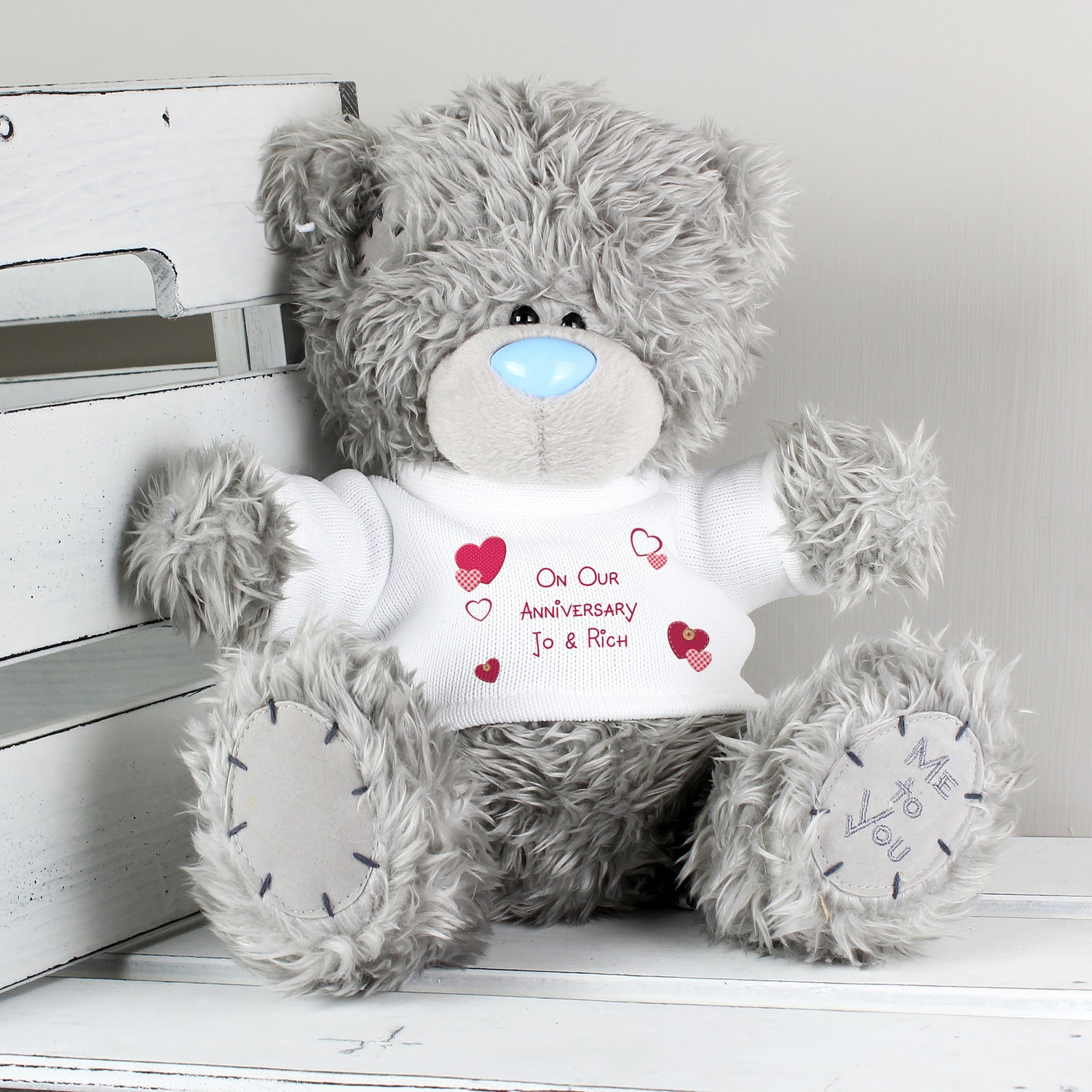 Personalised Me to You Bear Hearts - gift & personalise