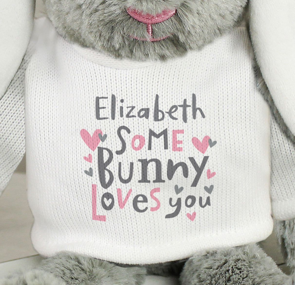 Personalised Some Bunny Loves You Bunny Rabbit - gift & personalise