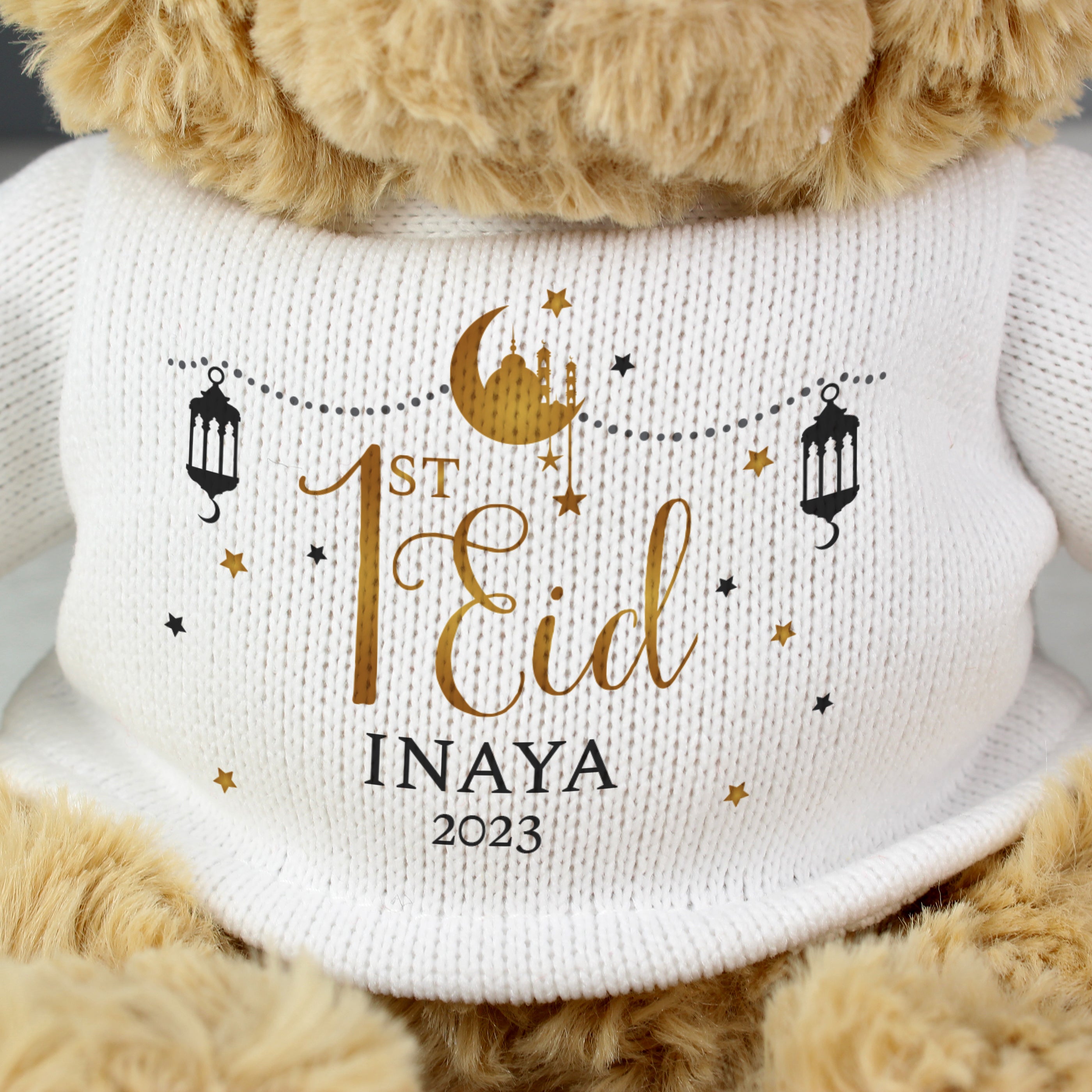 Personalised 1st Eid Teddy Bear - gift & personalise