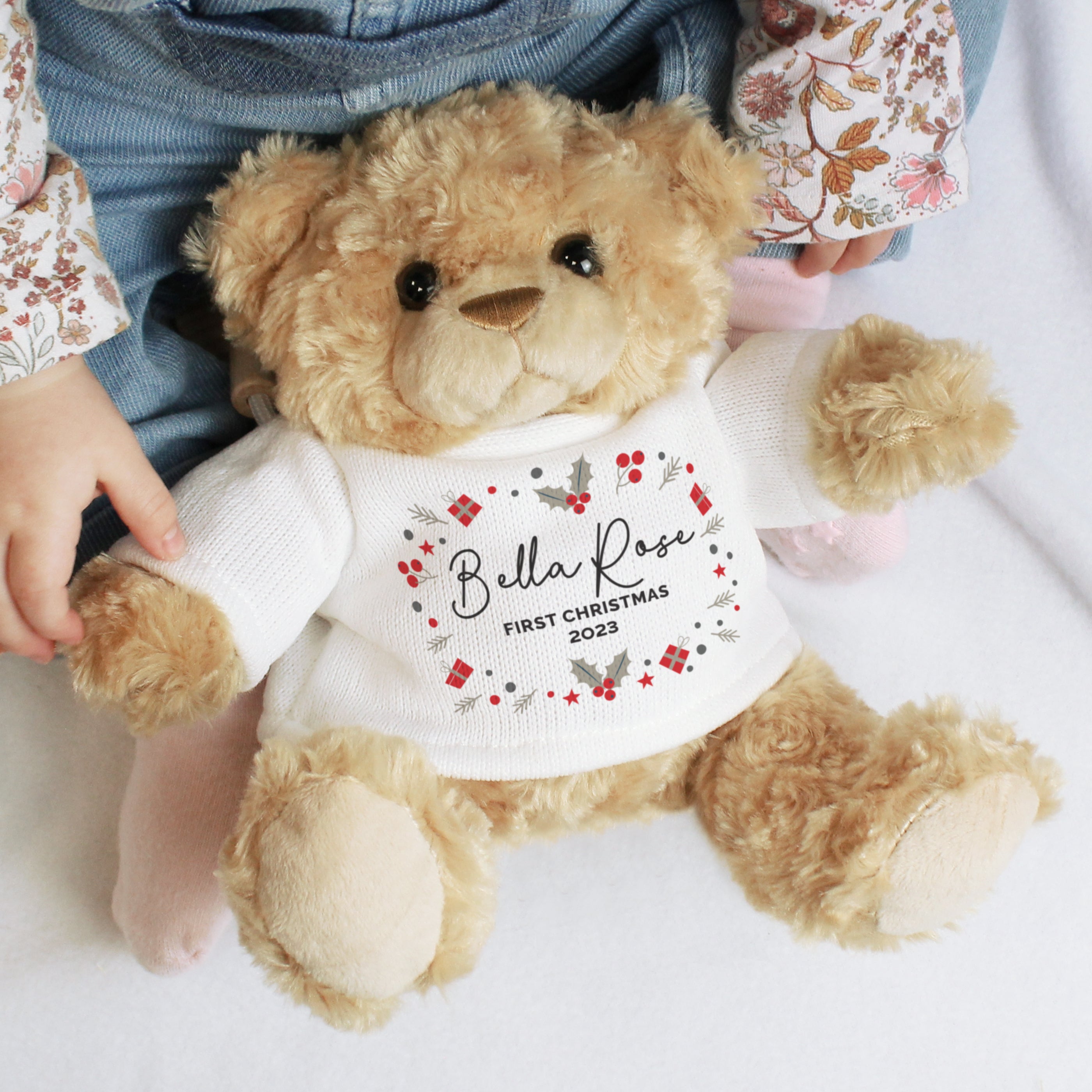 Personalised Christmas Teddy Bear - gift & personalise