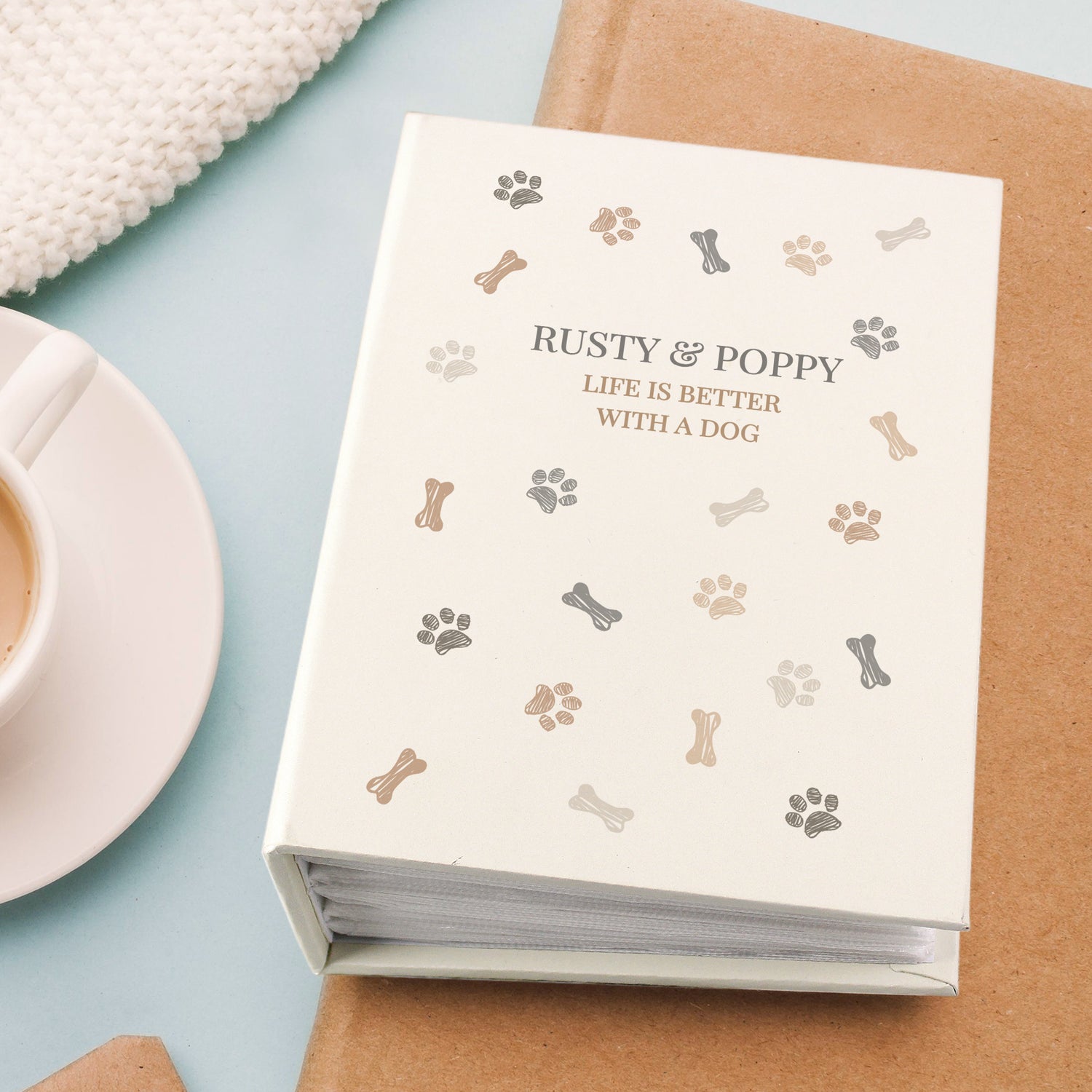 Personalised Dogs 6x4 Photo Album with Sleeves - gift & personalise