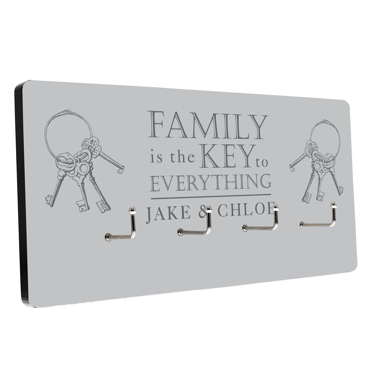 Personalised Family Key Hooks - gift & personalise