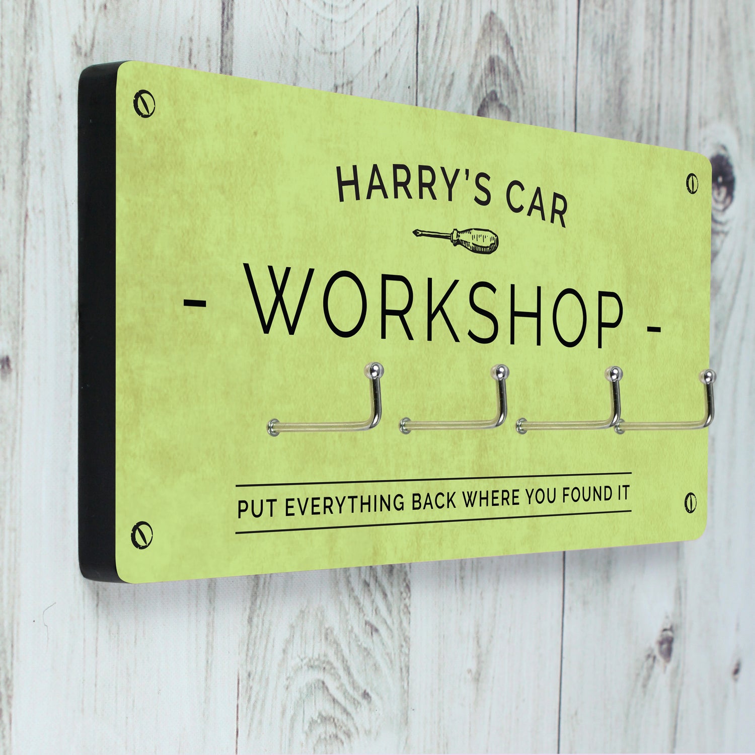 Personalised Workshop Hooks - gift & personalise