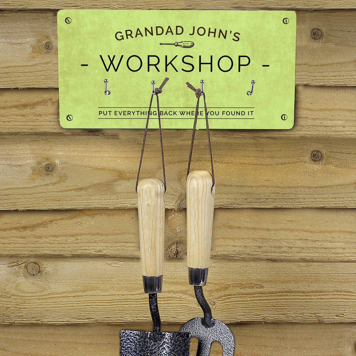 Personalised Workshop Hooks - gift & personalise