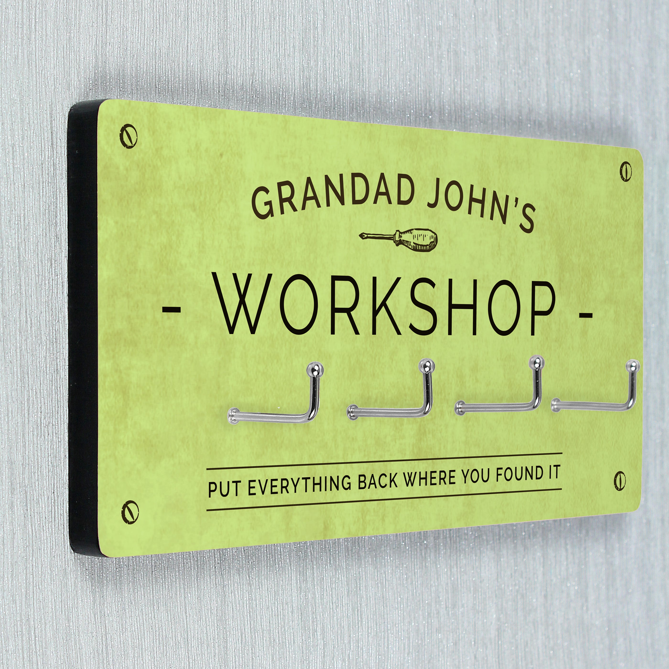 Personalised Workshop Hooks - gift & personalise