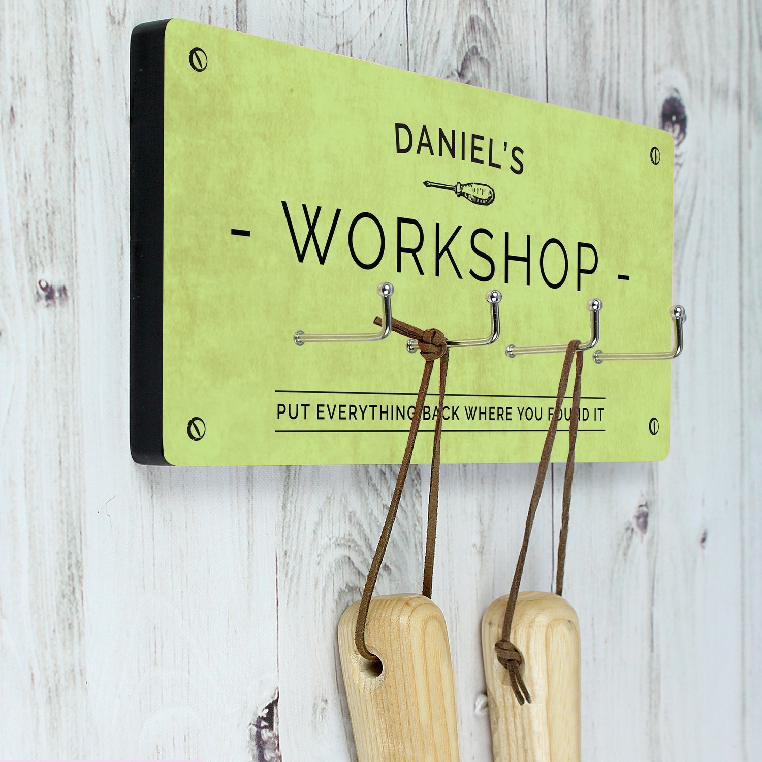 Personalised Workshop Hooks - gift & personalise