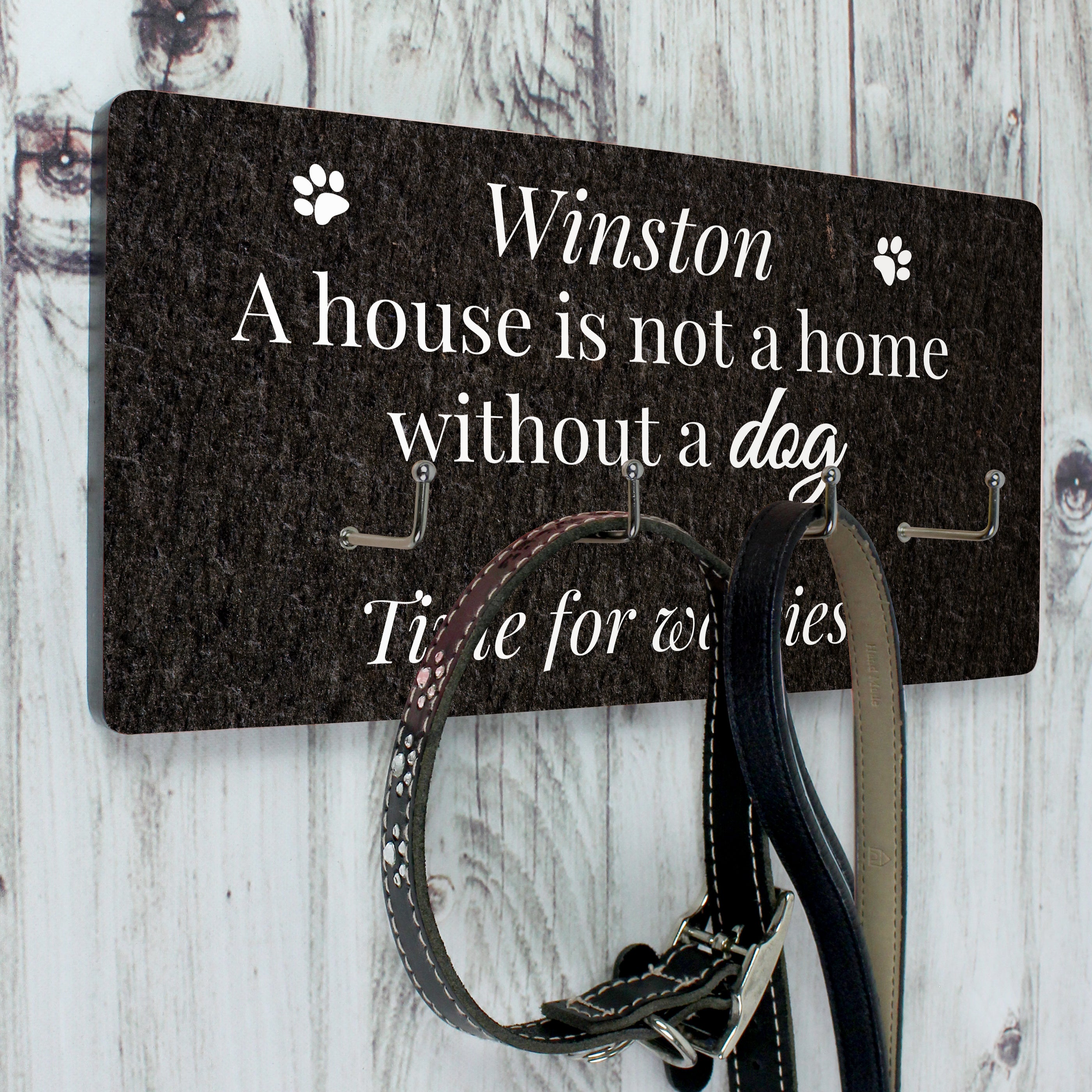 Personalised Dog Lead Hooks - gift & personalise