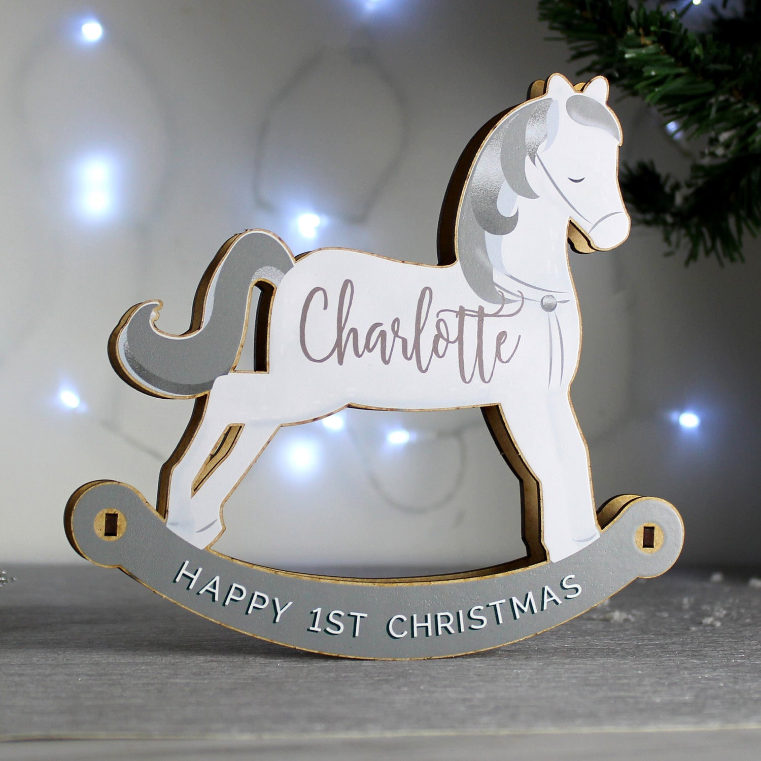 Personalised Make Your Own Rocking Horse 3D Decoration Kit - gift & personalise