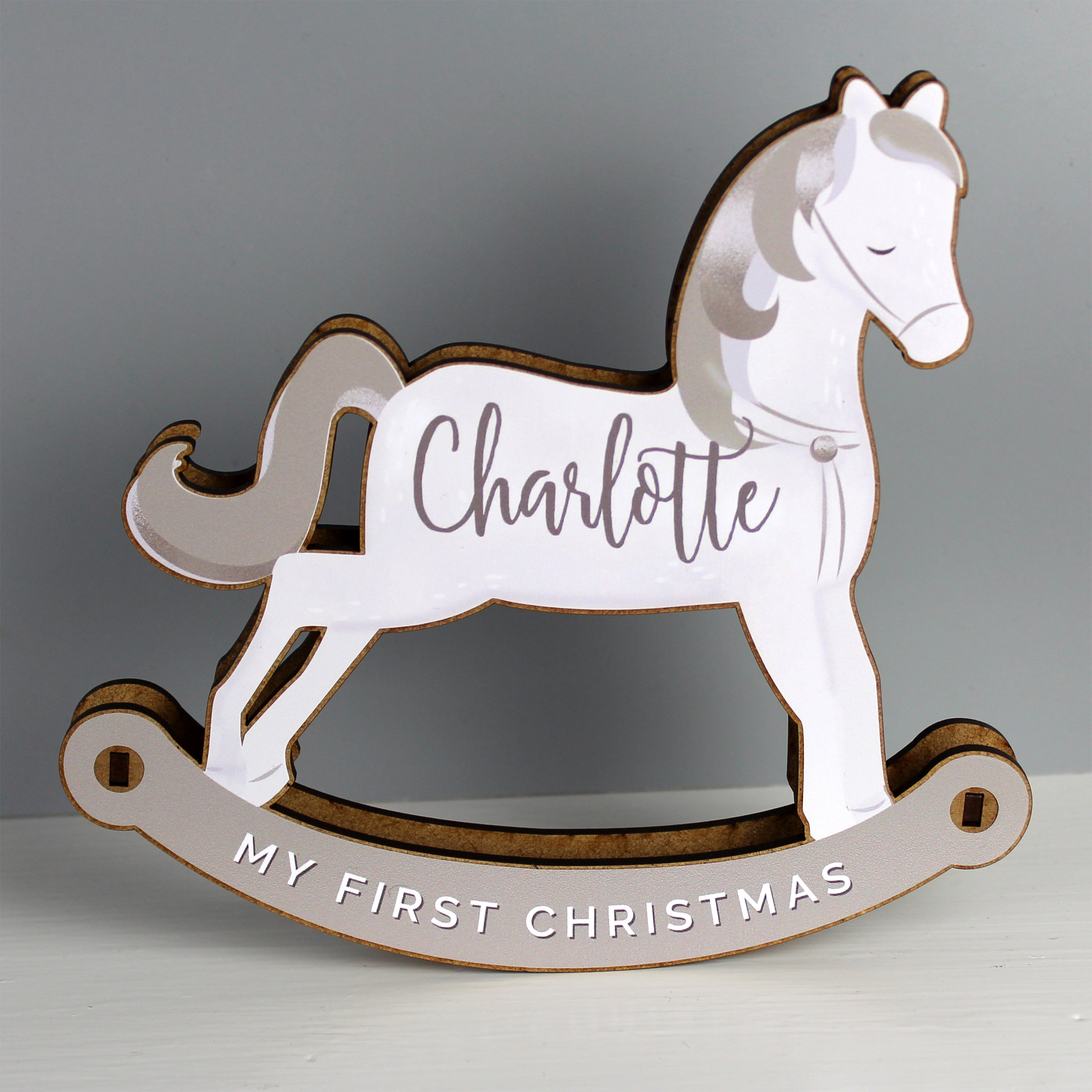 Personalised Make Your Own Rocking Horse 3D Decoration Kit - gift & personalise