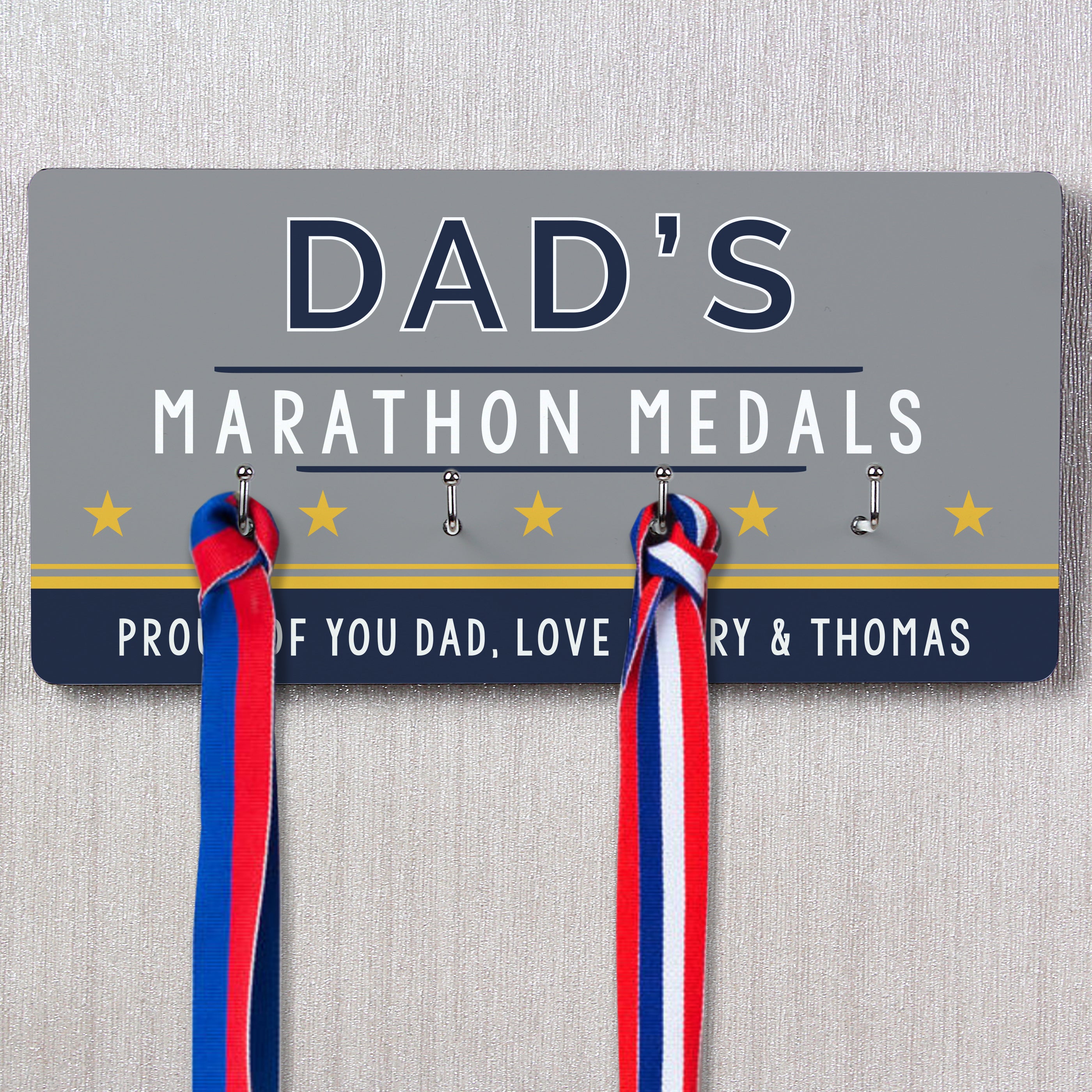 Personalised Achievement Medal Hooks - gift & personalise