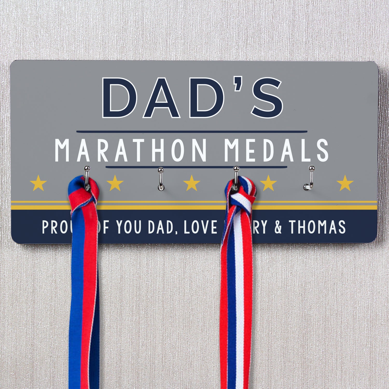 Personalised Achievement Medal Hooks - gift & personalise