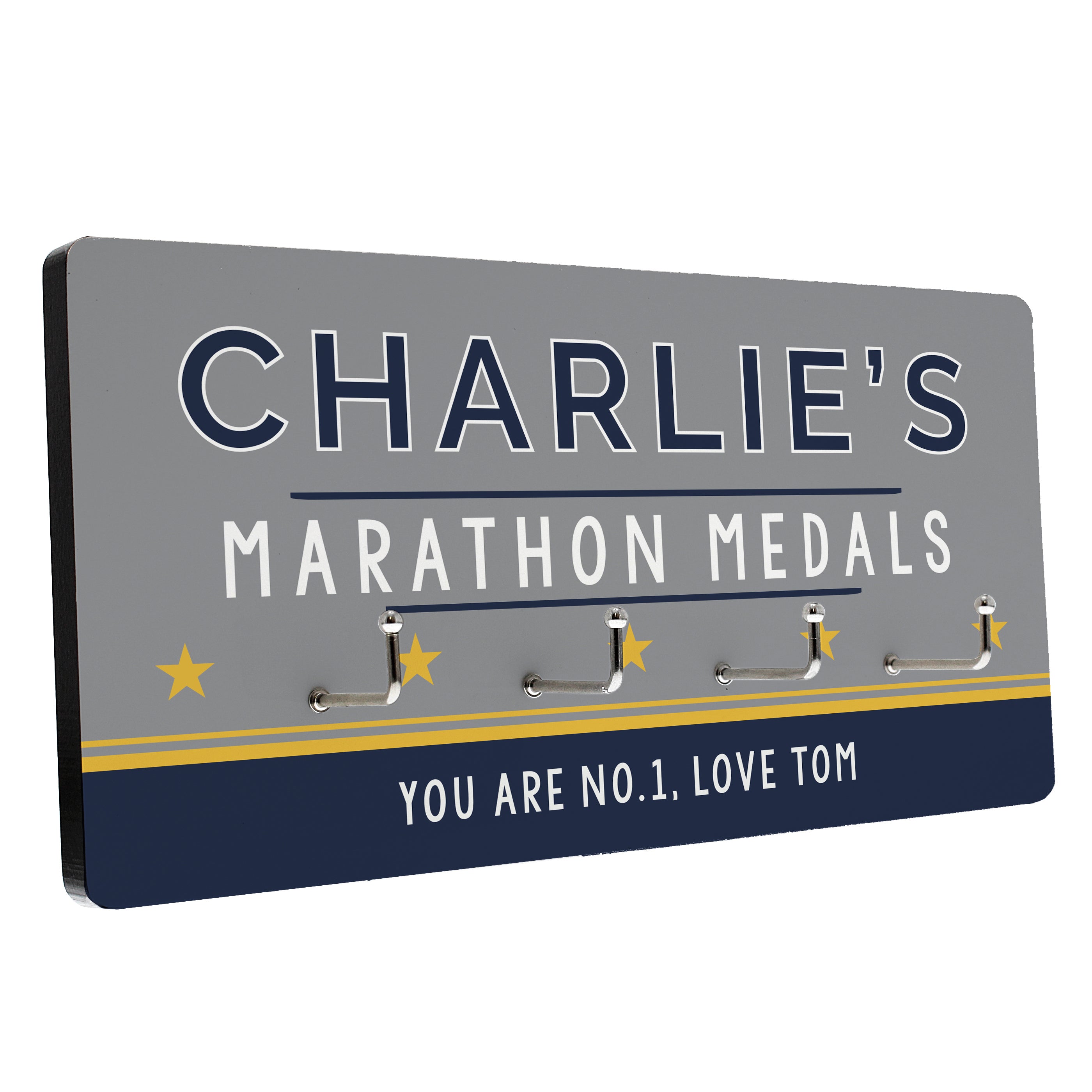 Personalised Achievement Medal Hooks - gift & personalise