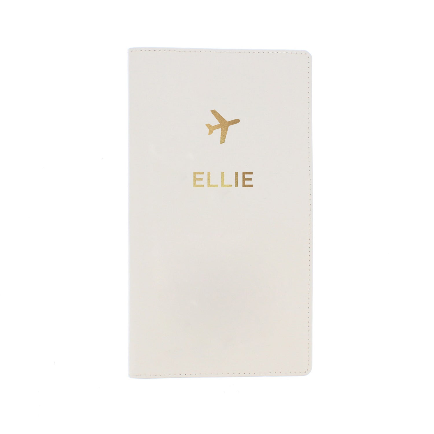 Personalised Gold Name Travel Document Holder - gift & personalise