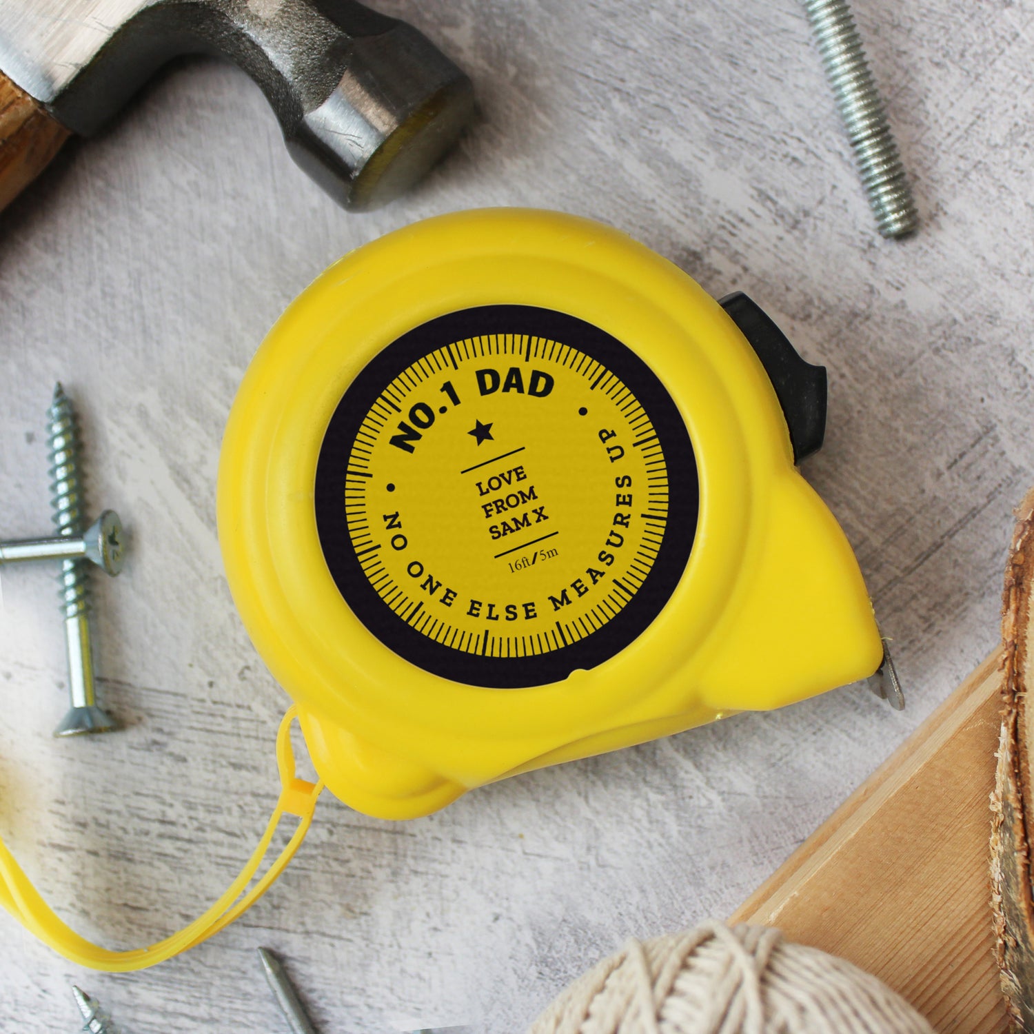 Personalised No One Else Measures Up Tape Measure - gift & personalise