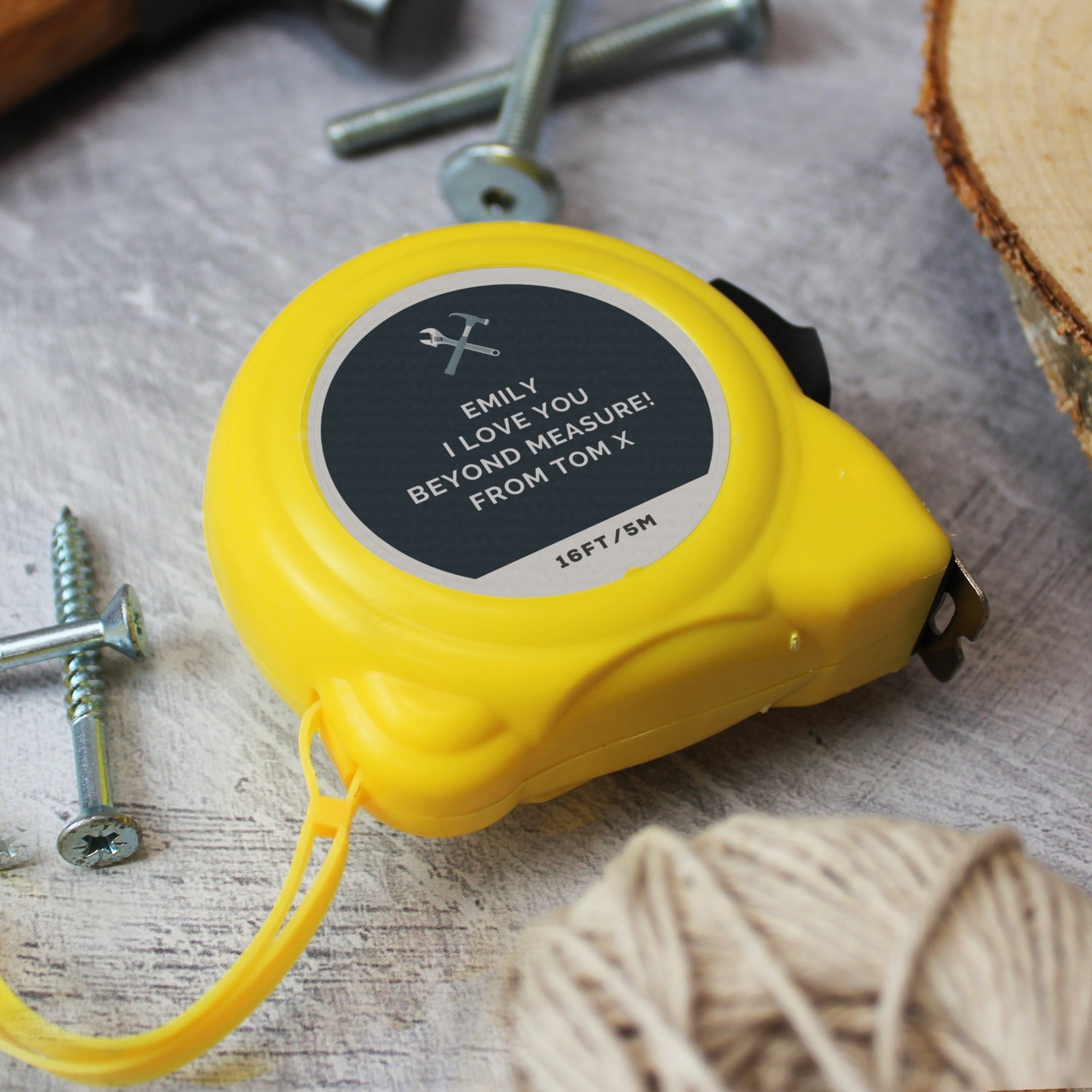 Personalised Tools Tape Measure - gift & personalise