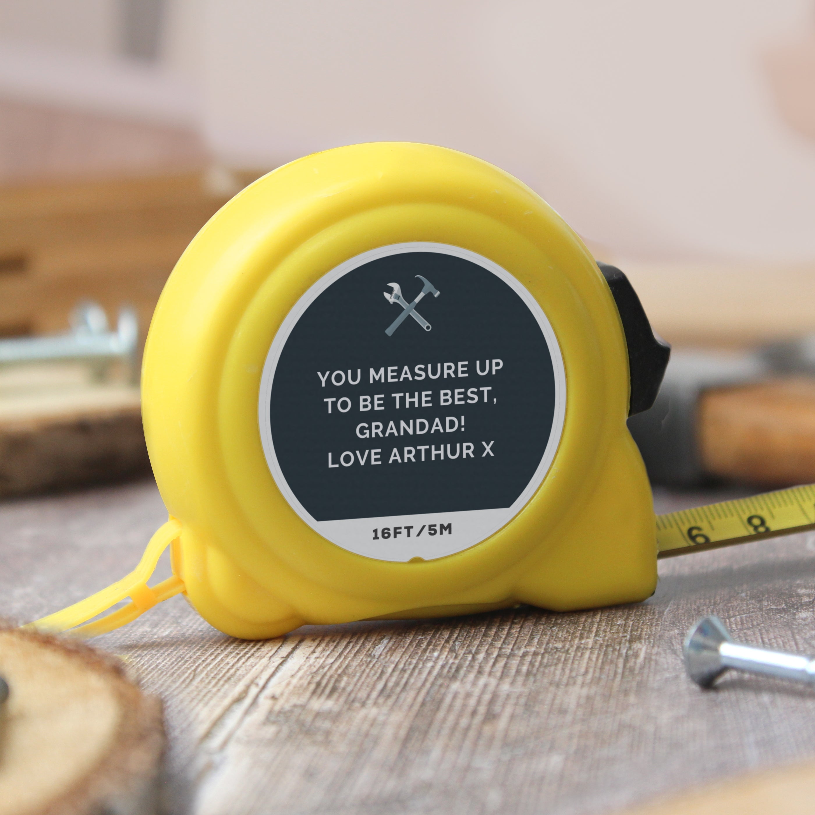 Personalised Tools Tape Measure - gift & personalise