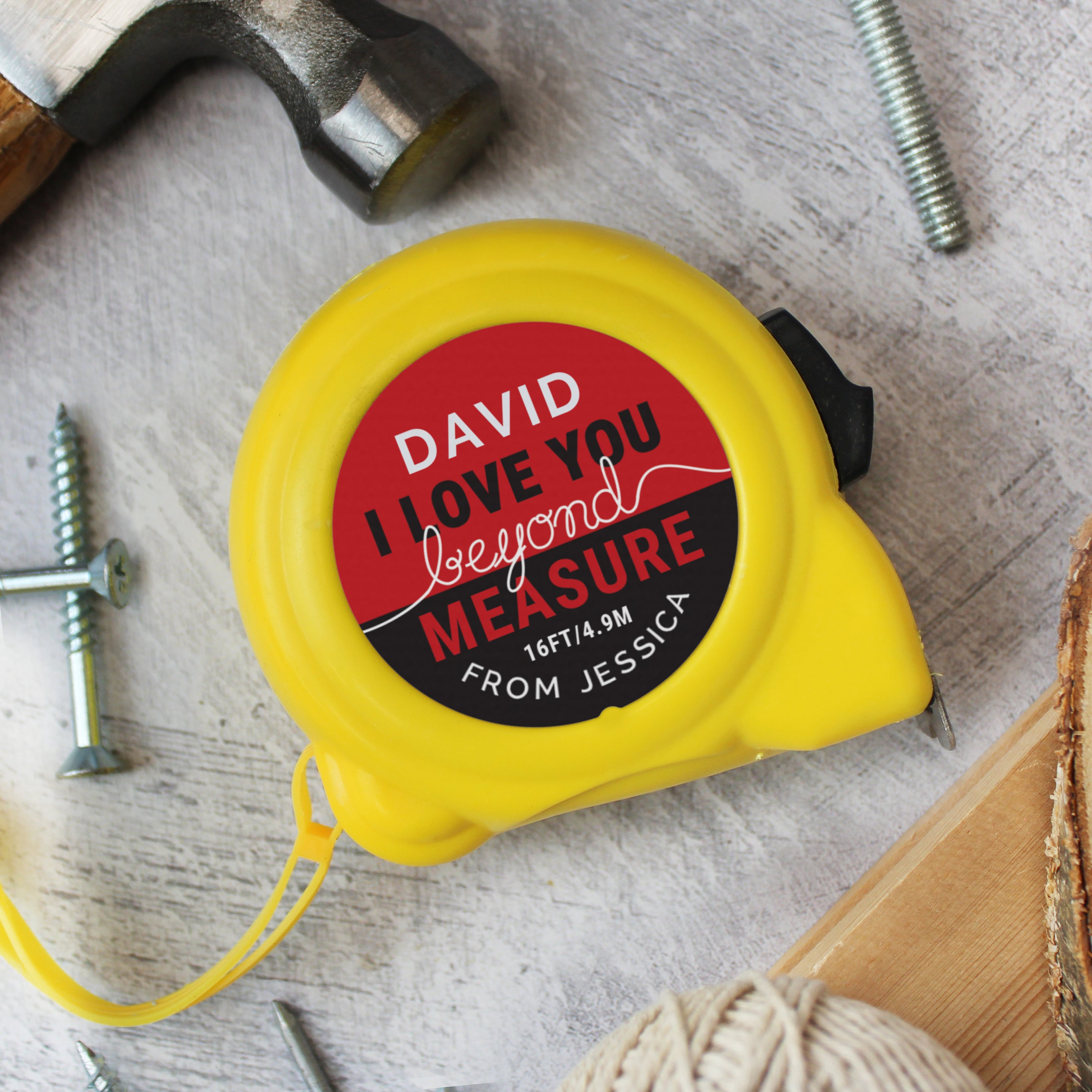 Personalised Beyond Measures Tape Measure - gift & personalise