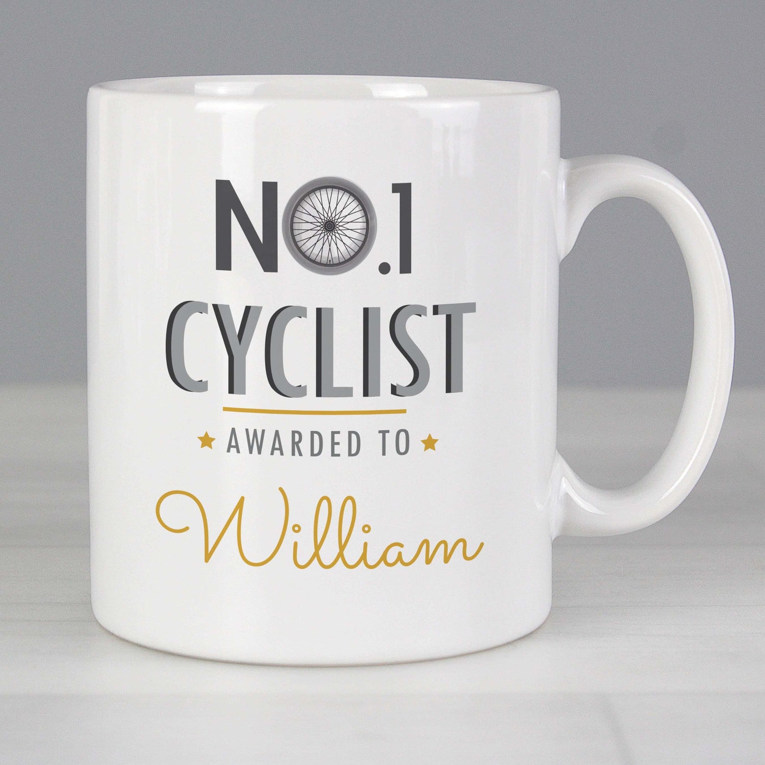 Personalised No.1 Cyclist Mug - gift & personalise