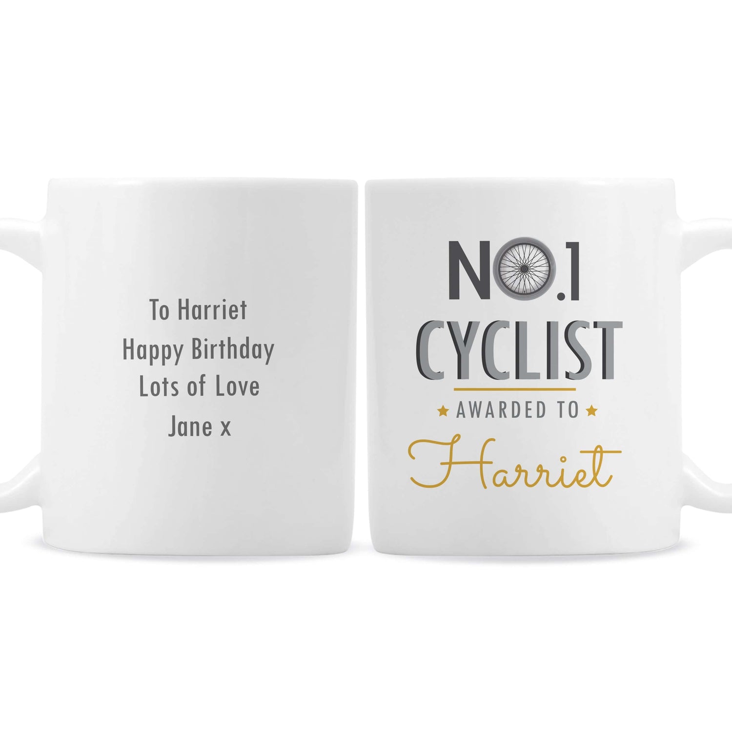 Personalised No.1 Cyclist Mug - gift & personalise