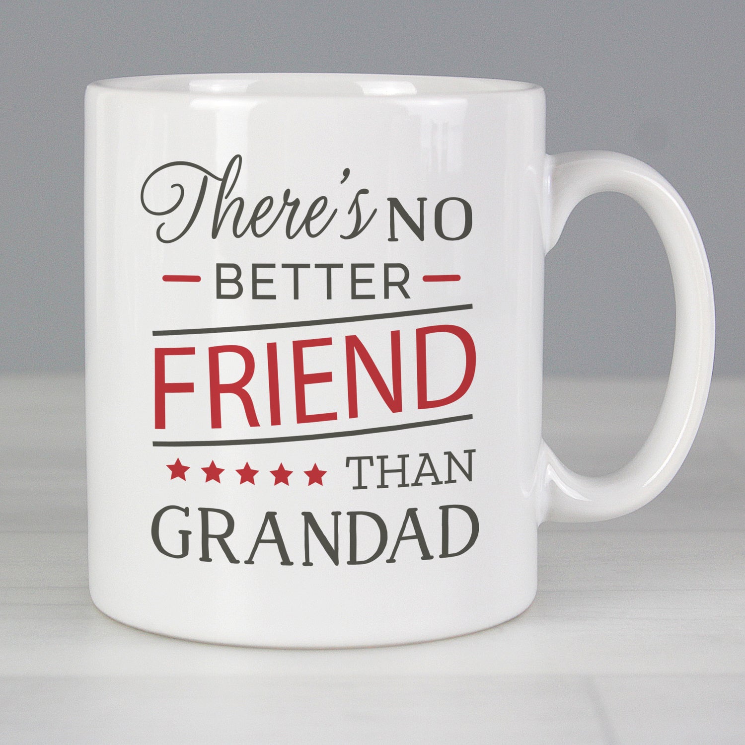 Personalised 'No Better Friend Than Grandad' Mug - gift & personalise