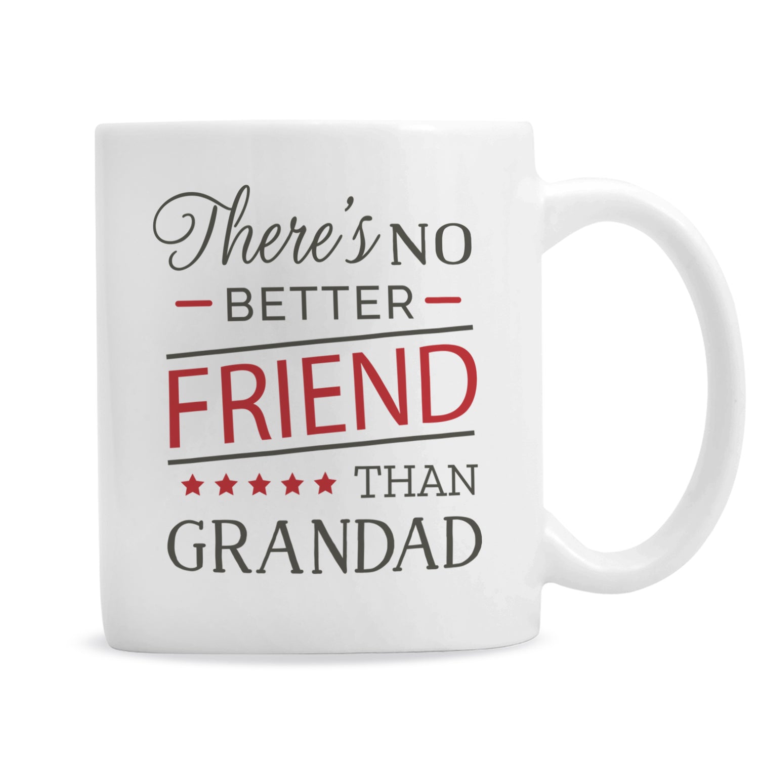 Personalised 'No Better Friend Than Grandad' Mug - gift & personalise