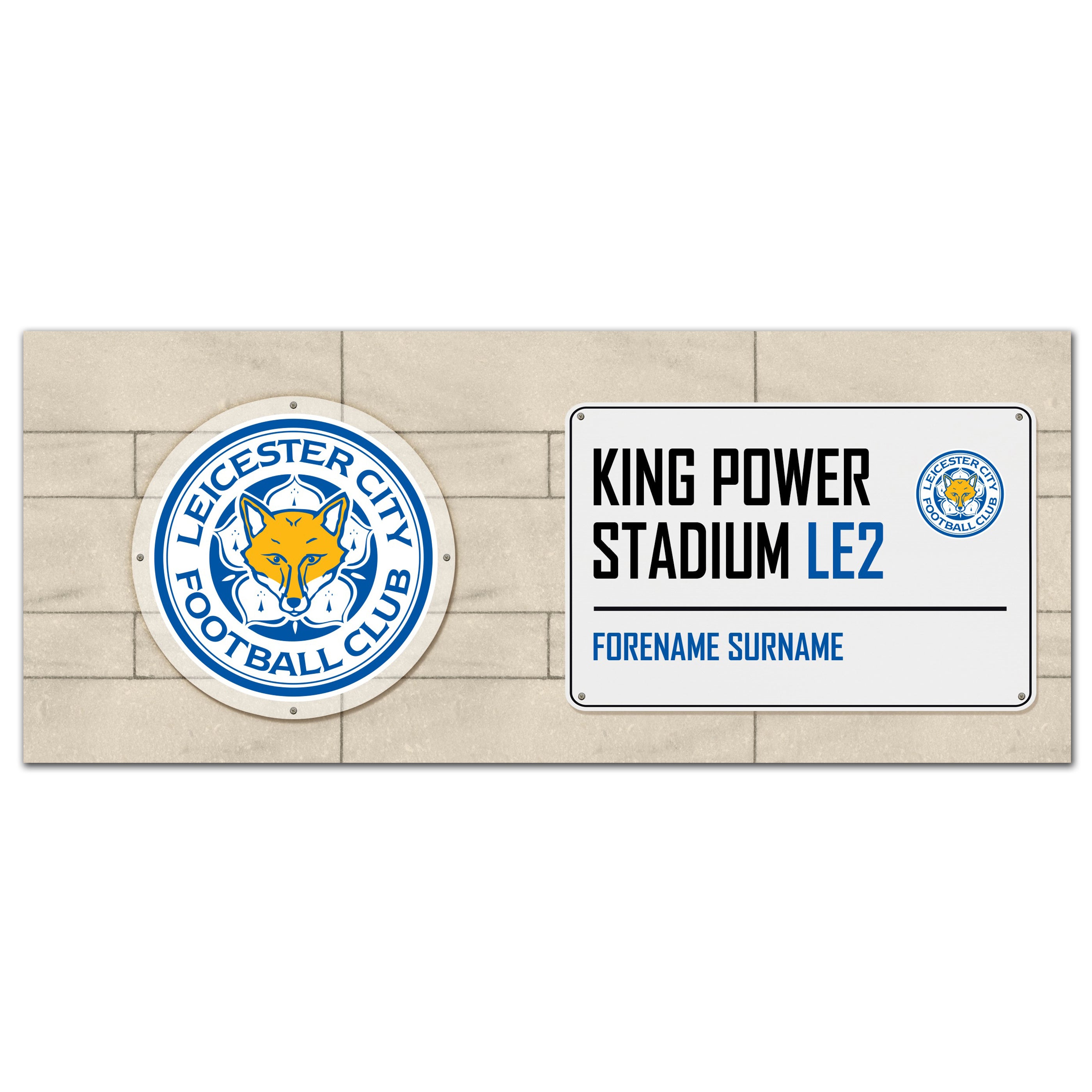 Leicester City FC Street Sign Mug - gift & personalise