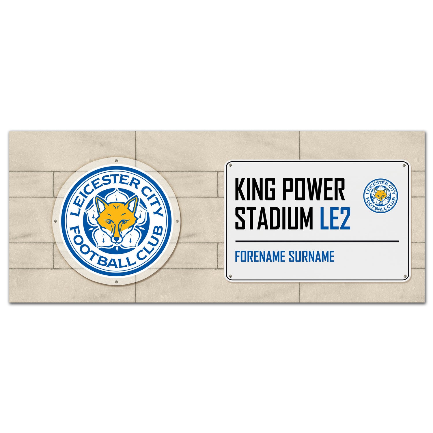 Leicester City FC Street Sign Mug - gift & personalise