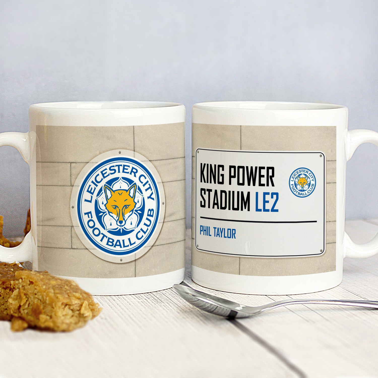 Leicester City FC Street Sign Mug - gift & personalise