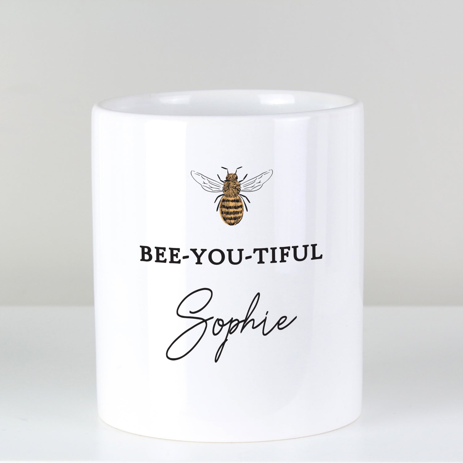 Personalised Bee-u-tiful Ceramic Storage Pot - gift & personalise