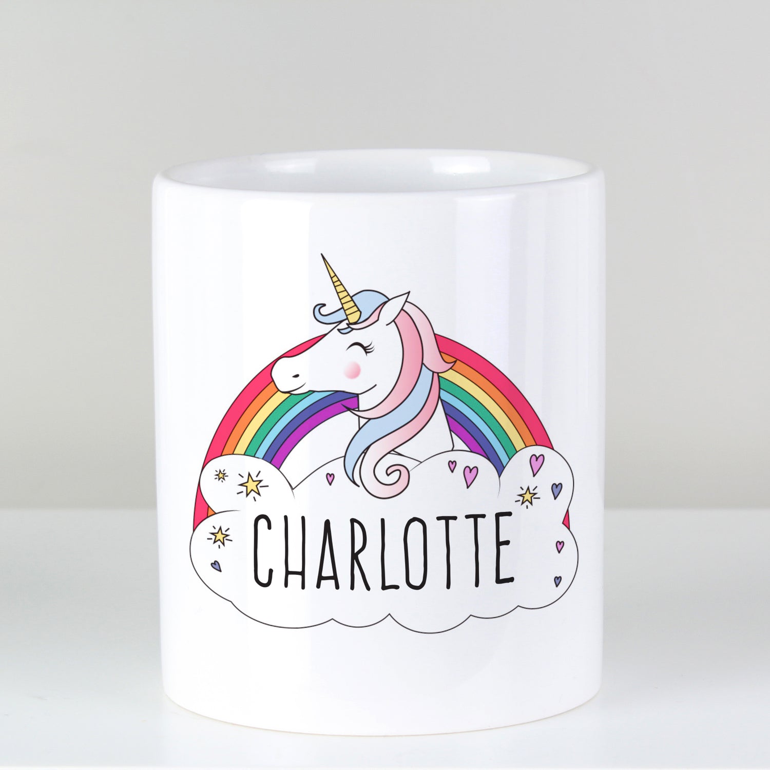 Personalised Unicorn Ceramic Storage Pot - gift & personalise