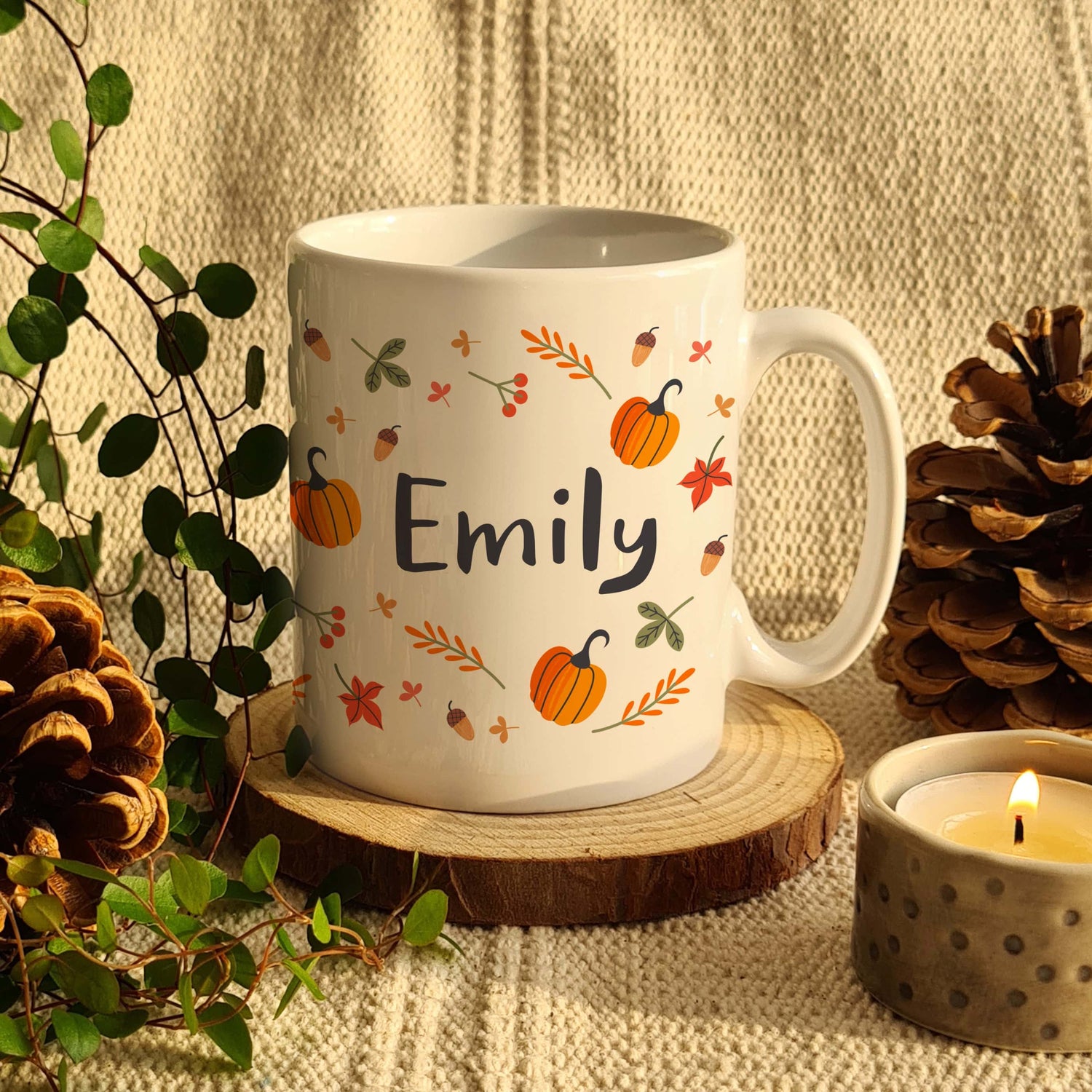 Personalised Pumpkin Mug - gift & personalise