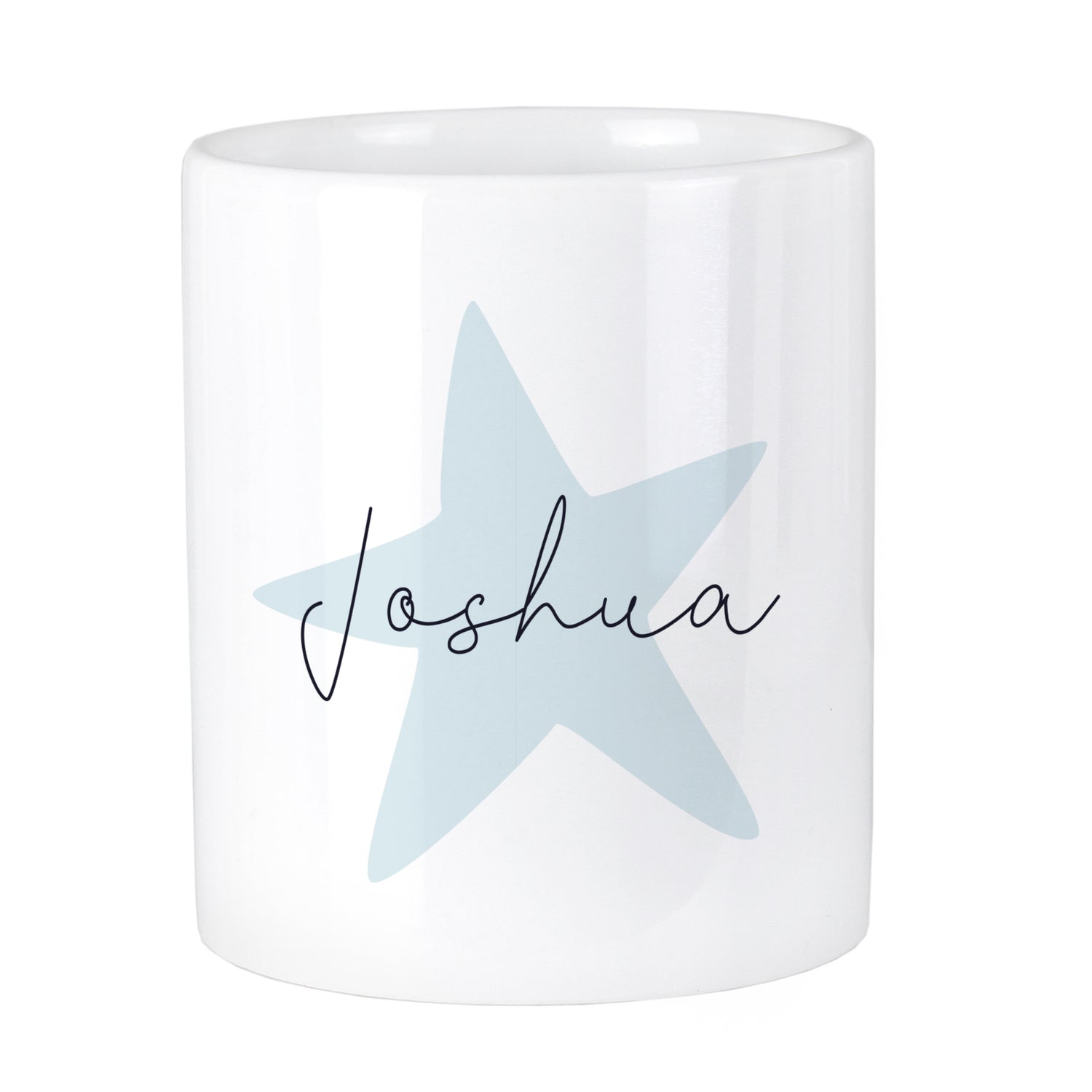 Personalised Blue Star Ceramic Storage Pot - gift & personalise