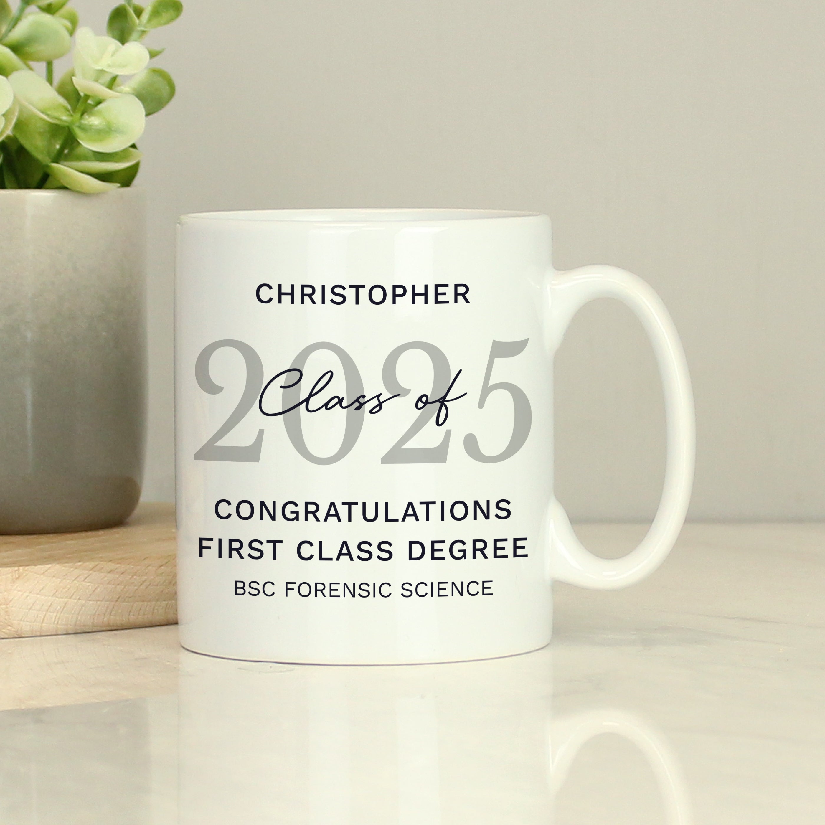 Personalised Class of Graduation Mug - gift & personalise