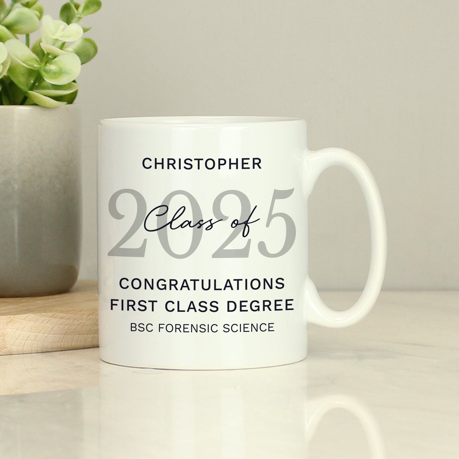 Personalised Class of Graduation Mug - gift & personalise