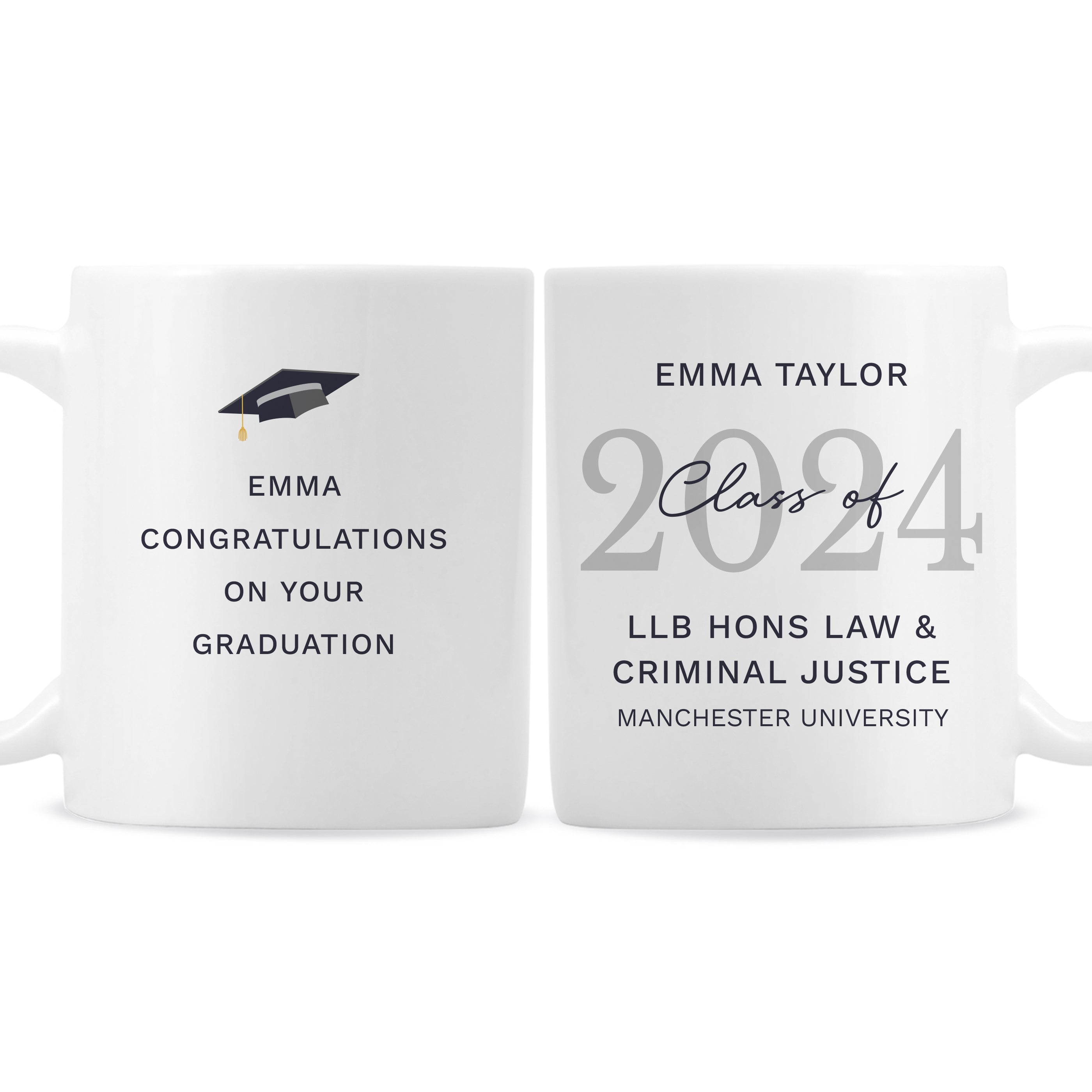Personalised Class of Graduation Mug - gift & personalise