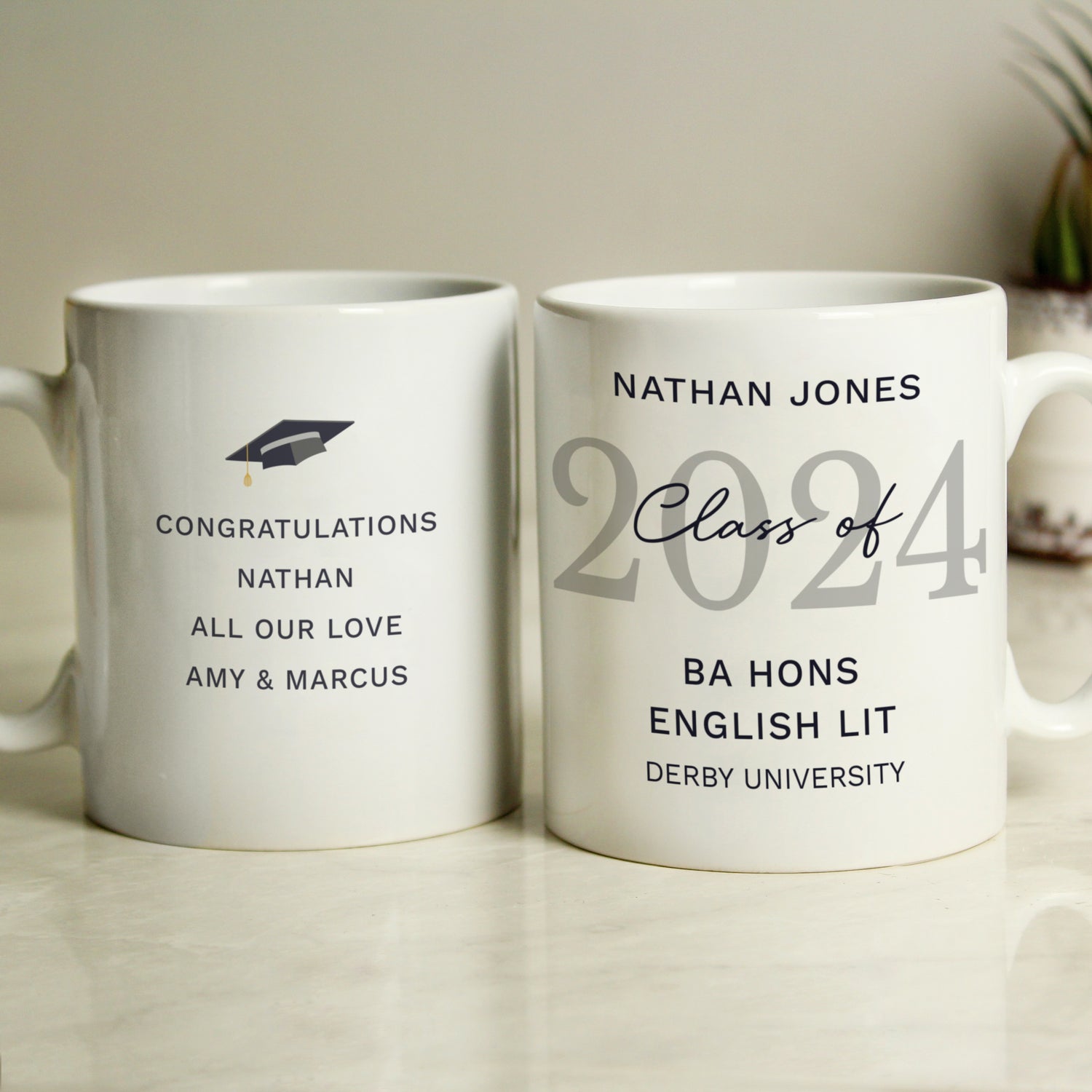 Personalised Class of Graduation Mug - gift & personalise