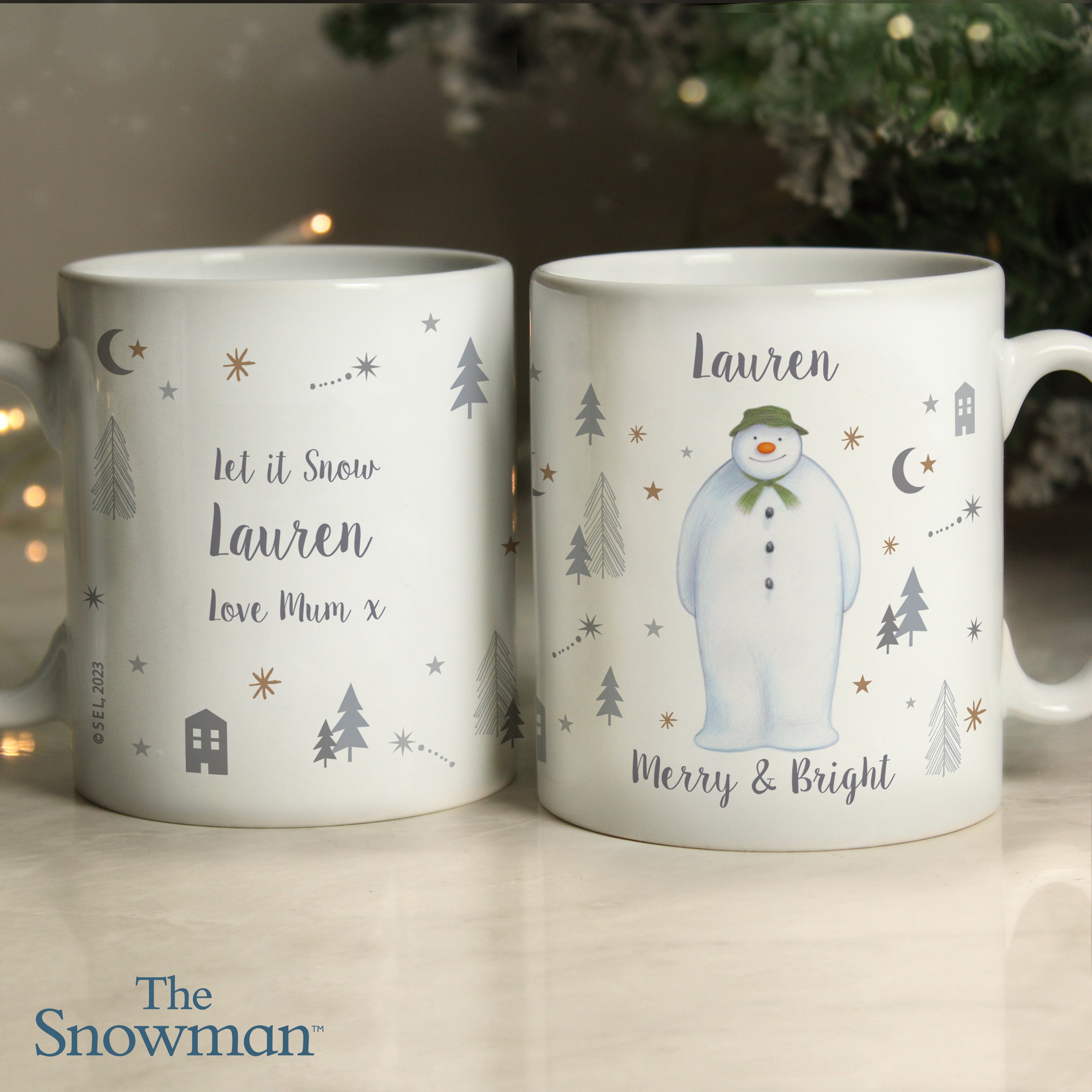 Personalised The Snowman Magical Adventure Mug - gift & personalise