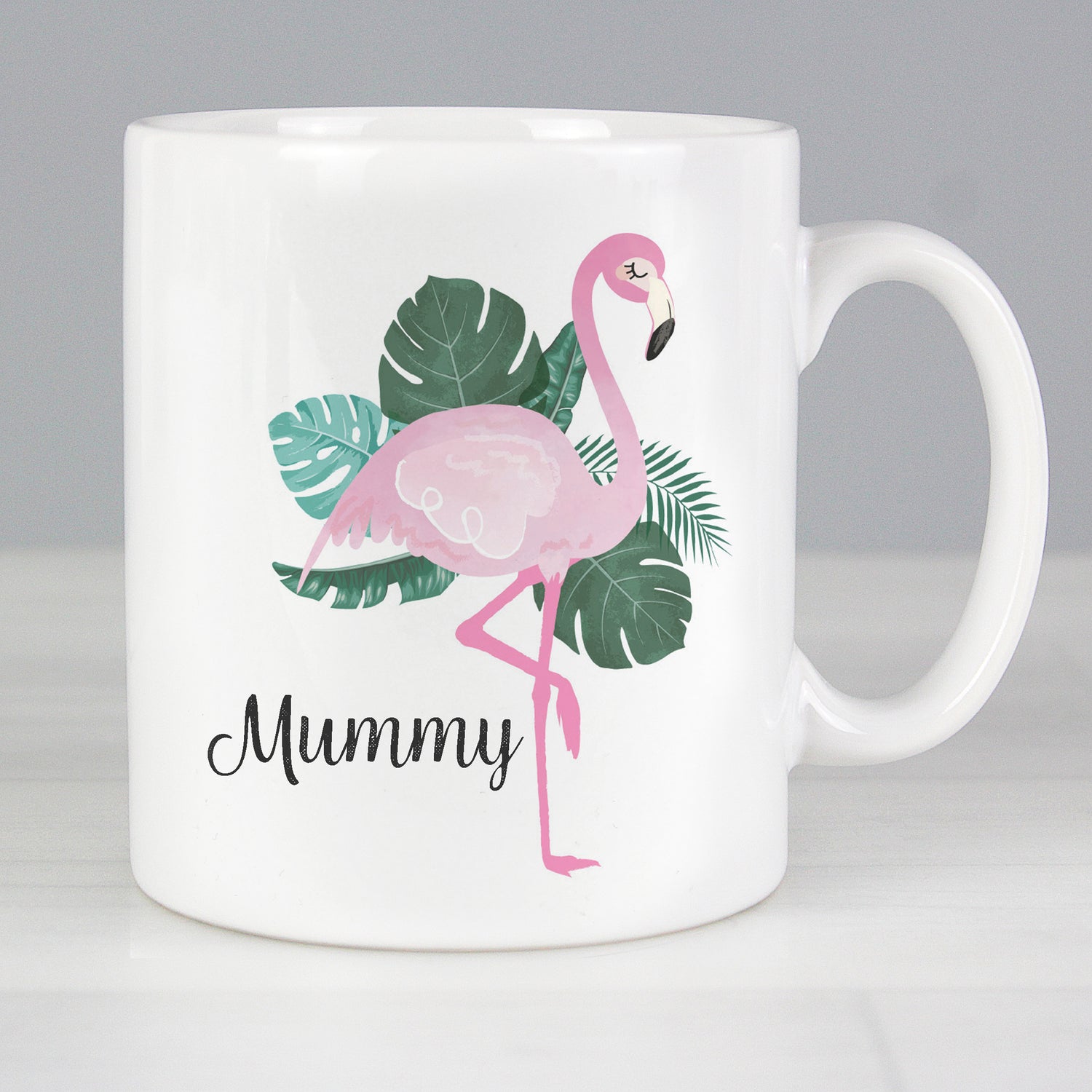 Personalised Flamingo Mug - gift & personalise