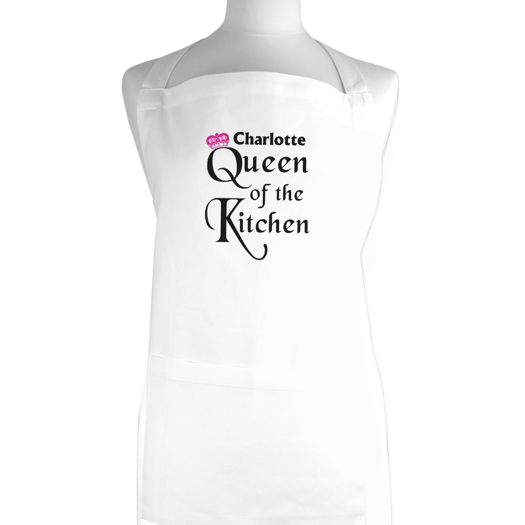 Personalised Queen of the Kitchen Apron - gift & personalise