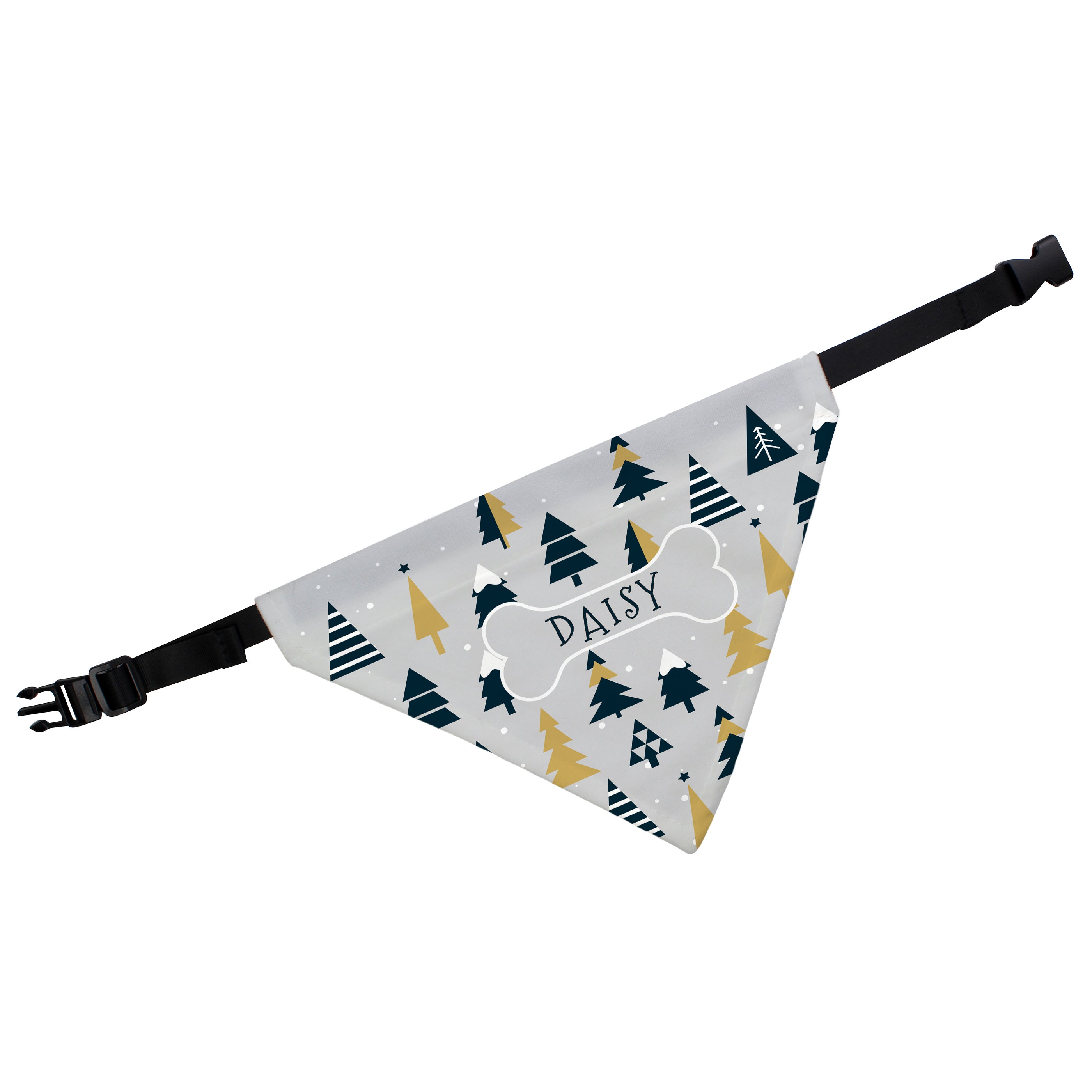 Personalised Christmas Tree Dog Bandana - gift & personalise