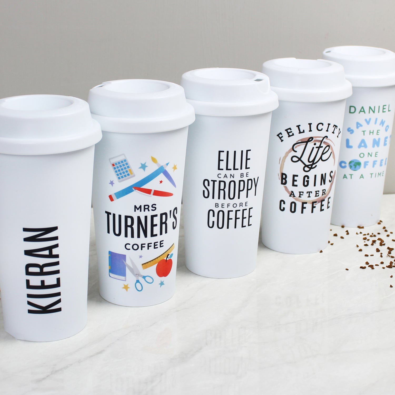 Personalised Teachers Insulated Reusable Eco Travel Cup - gift & personalise