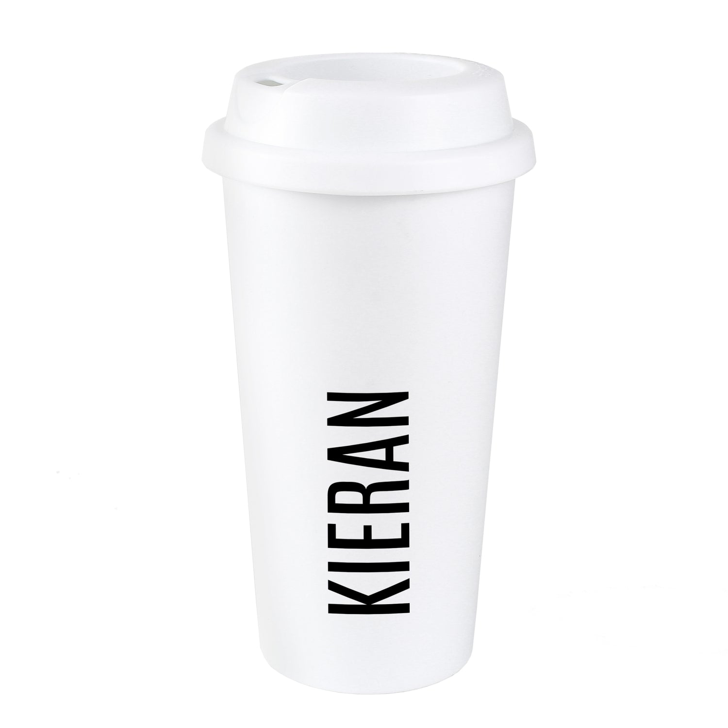 Personalised Name Insulated Reusable Eco Travel Cup - gift & personalise