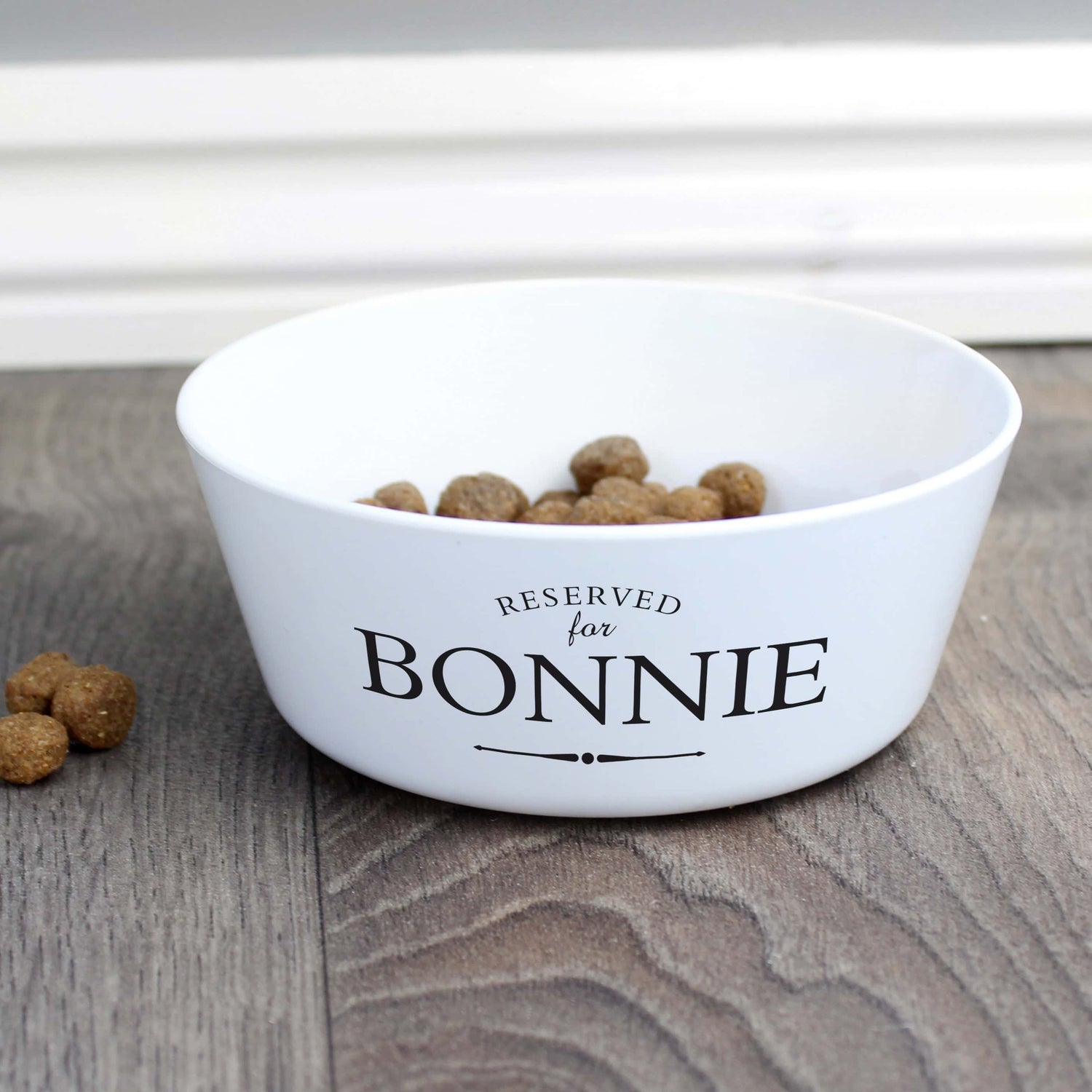 Personalised Reserved for Plastic Cat Bowl - gift & personalise