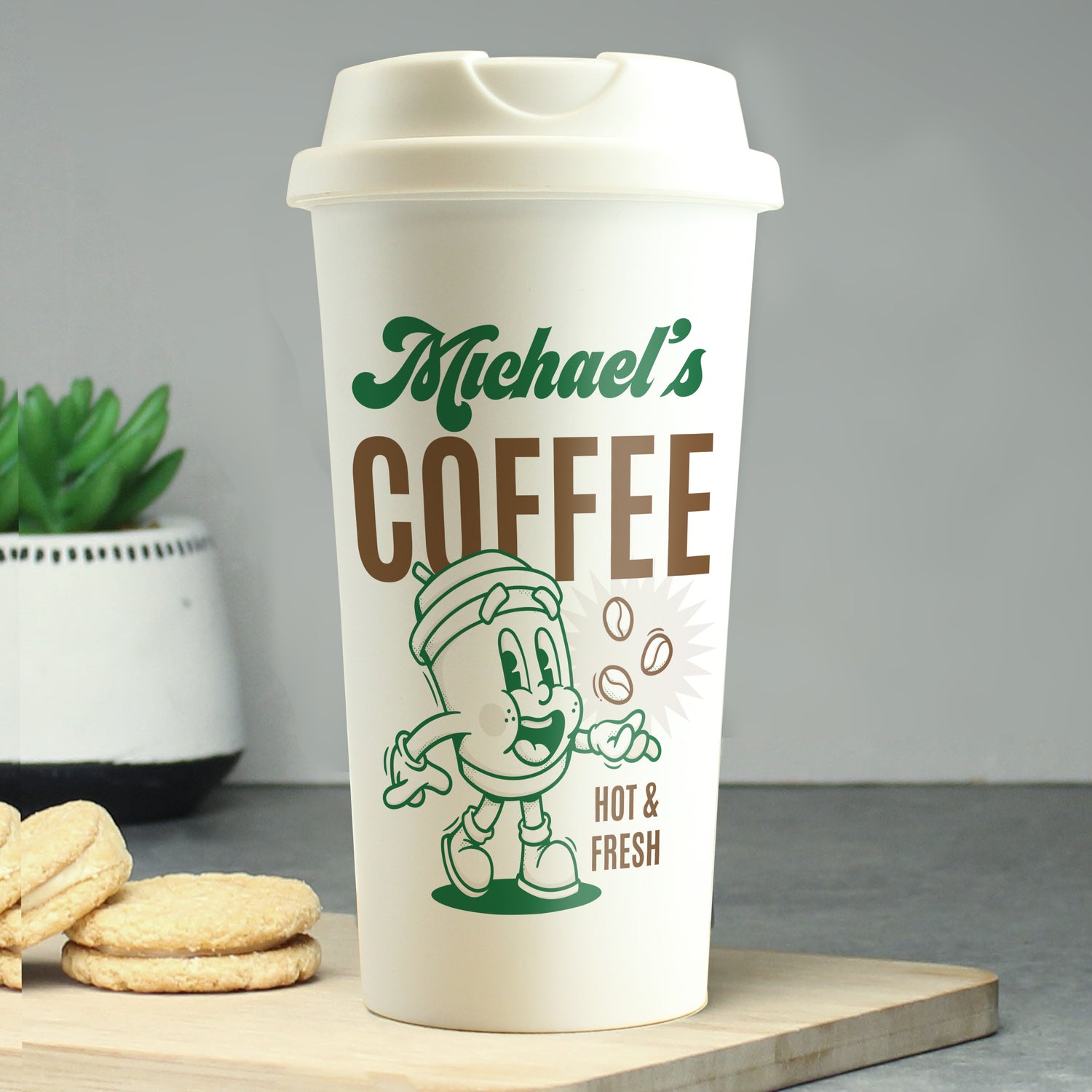 Personalised Coffee Travel Mug - gift & personalise